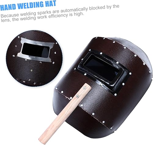 Miniatura 4 de Housoutil Gafas de soldadura con sensor de luz de casco de soldadura para máscara protectora de cara de soldadura eléctrica