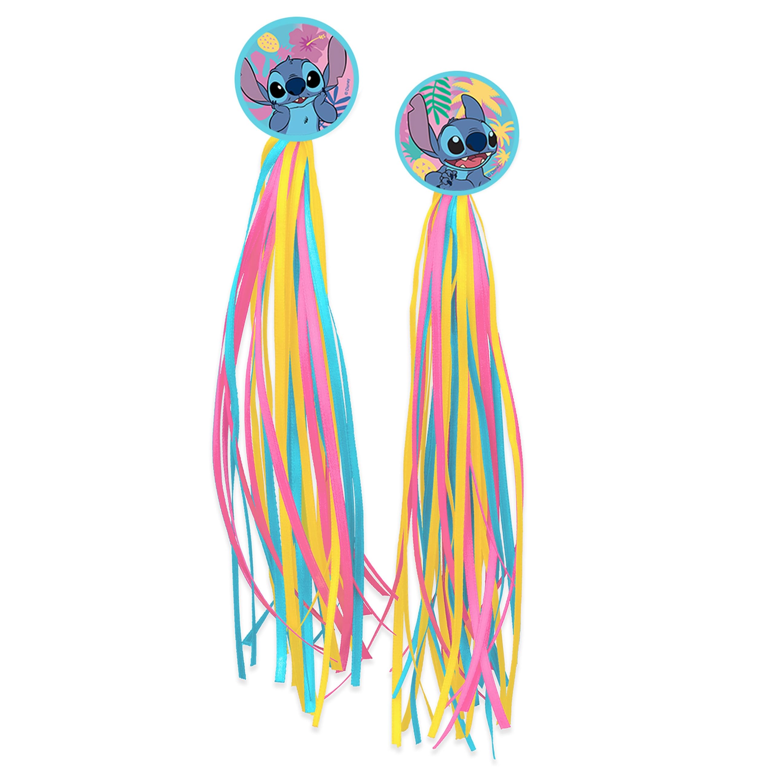 sarcia.eu Decorative fringed streamers for bicycle handlebars, scooters, set 2 pieces (Lilo Stitch) — image 1