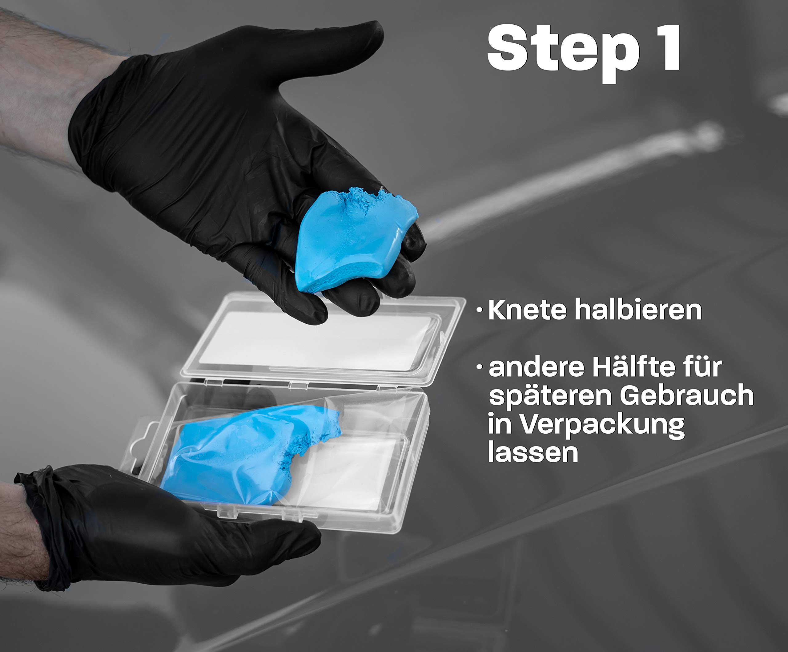 Detailmate ValetPRO Kit de lubrifiant pour nettoyage en douceur de la peinture : Argile Rider – Flacon pulvérisateur – 500 ml – Lubrifiant + Pâte nettoyante Auto Clay – 100 g + 1 paire de gants
