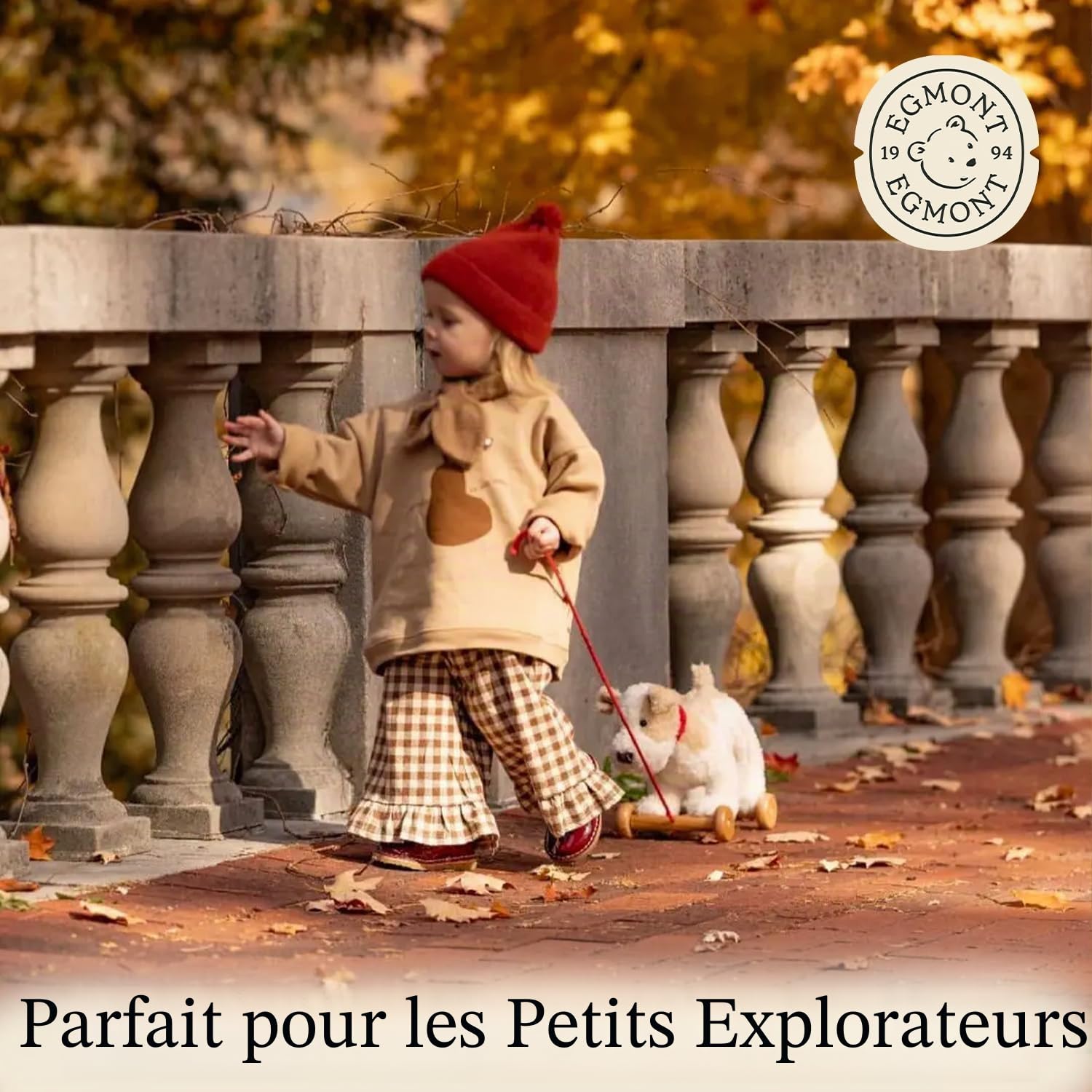 Egmont Toys Jeu de traînée en Bois et Peluche pour Chien Eliot, Filles à partir de 12 Mois, Multicolore (591022), Divers