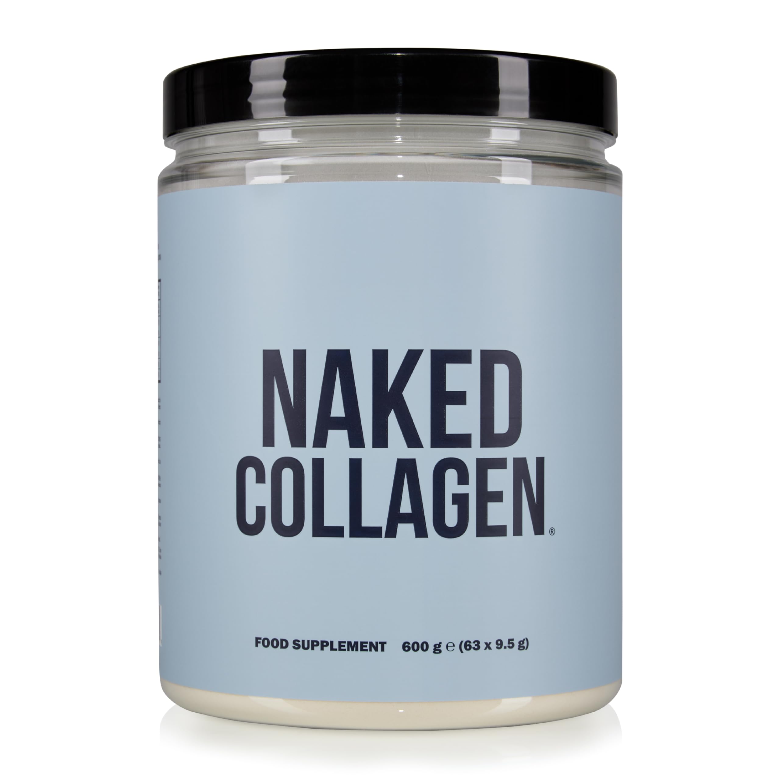 Poudre de peptides de collagène NAKED – 63 doses – Collagène hydrolysé issu de bovins élevés en pâturage et nourris à l’herbe – Sans goût – Compatible Paléo – Sans OGM – Keto – Sans gluten – 600 g