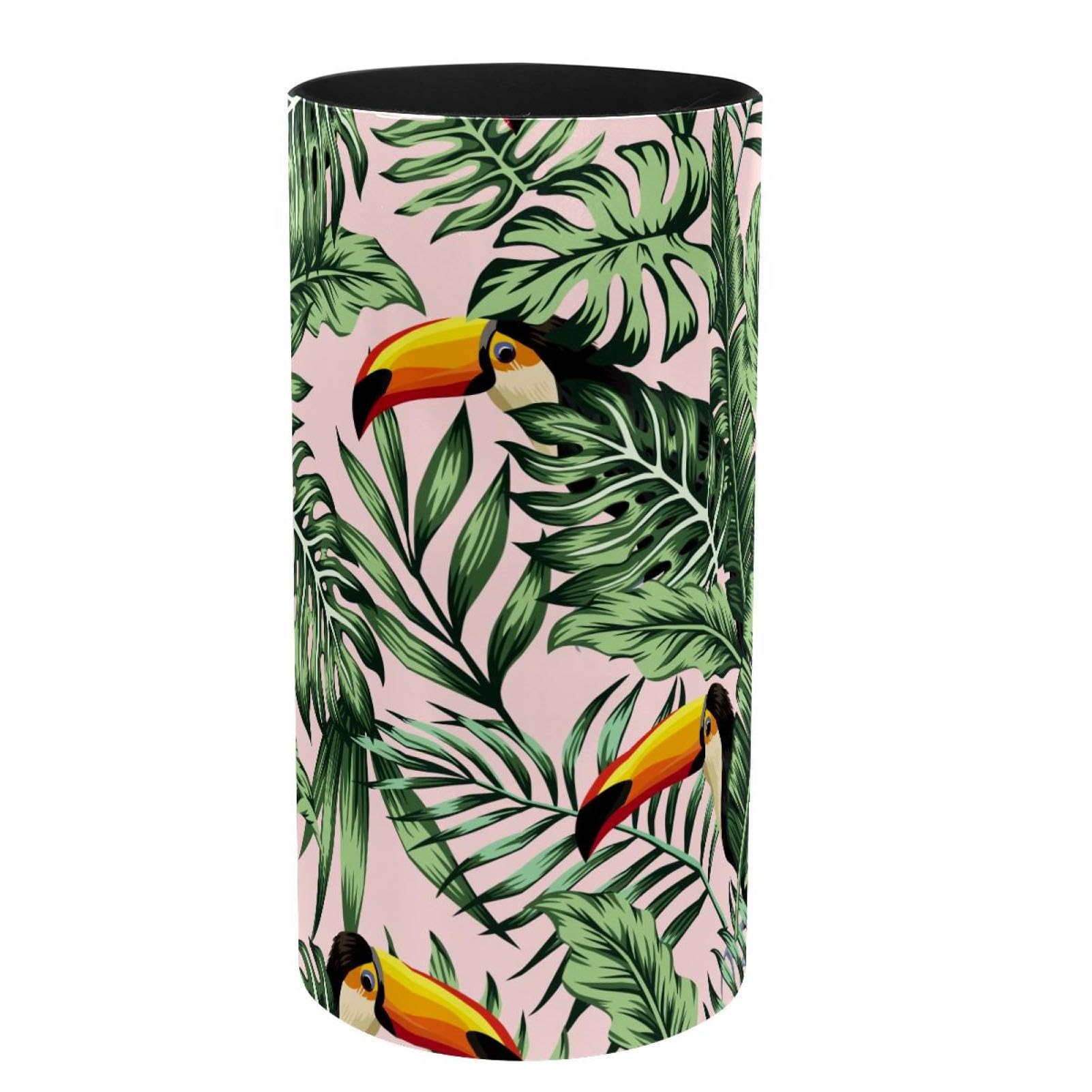Porte-stylos pour bureau et boîte à musique Jungle Monstera
