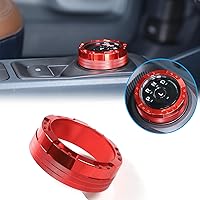 Vista 14 de Cubierta de anillo de botón interruptor de cambio de marchas para Ford Maverick 2022 2023 2024 2025, cubierta de pomo de cambio de marchas