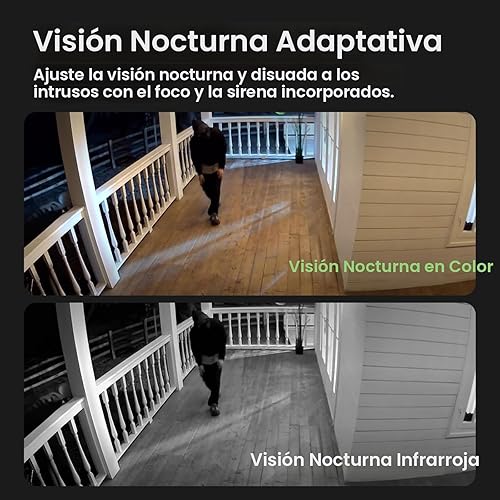 Miniatura 5 de Cámaras de seguridad inalámbricas para exteriores, cámara exterior 2K para seguridad del hogar, cámara de batería, montaje magnético, detección de