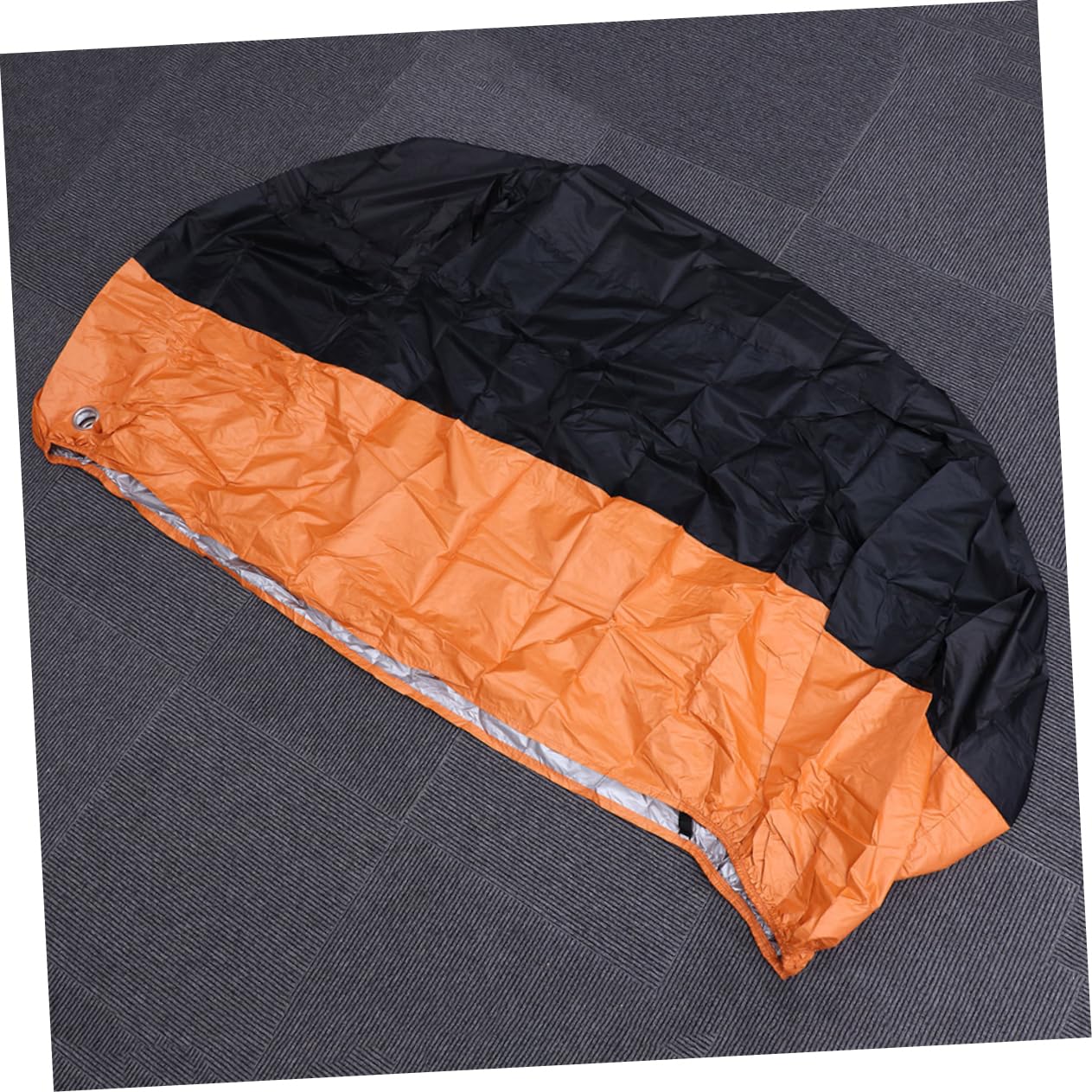 MAGICLULU Housse De Moto Imperméable Et Étanche Housse De Protection La Pluie Soleil pour Quad Et Scooter Noir Et Orange