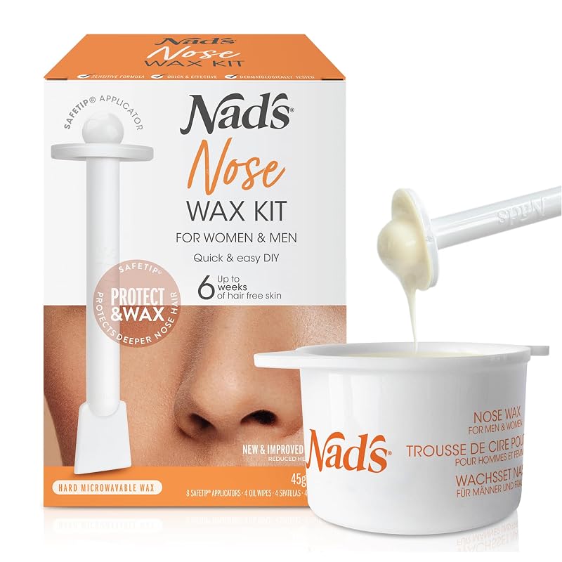 Kit de cera para pelos do nariz Nad's, 1 unidade