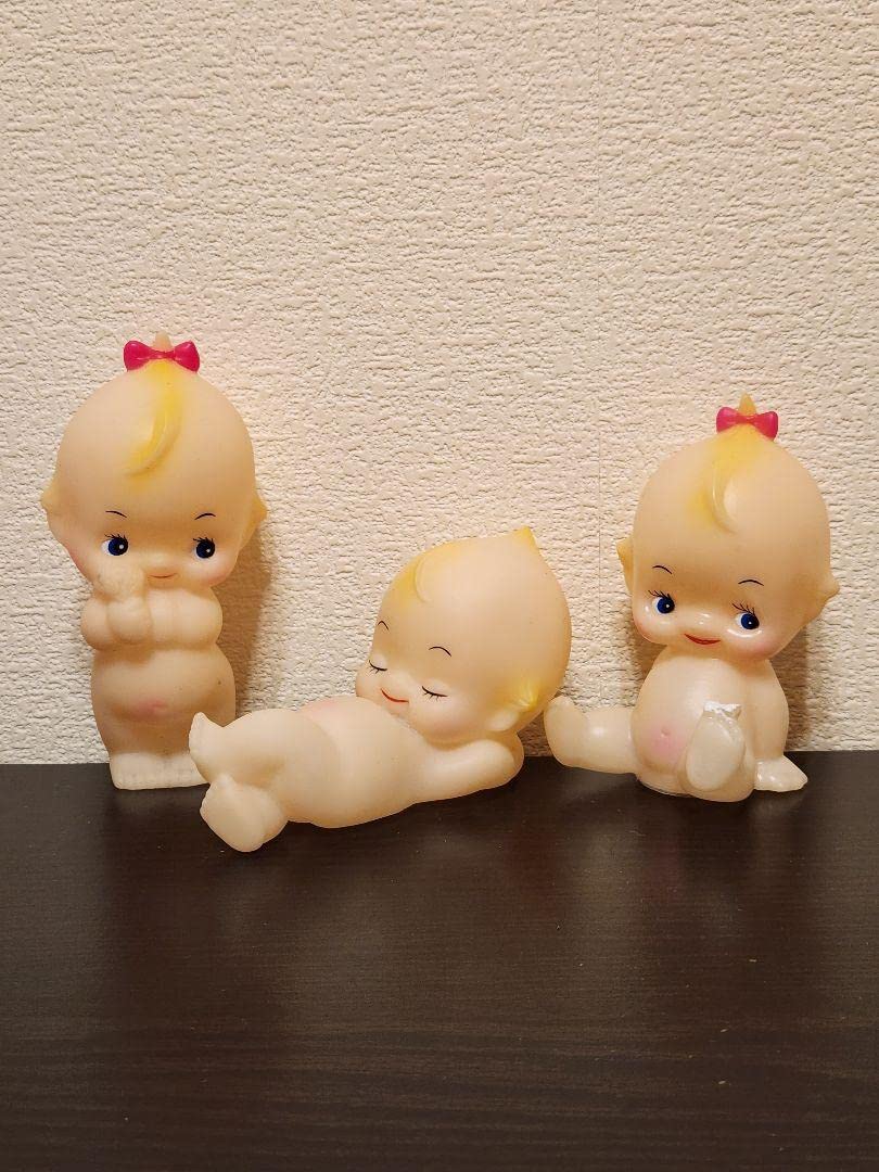 Amazon.co.jp: 超 キューピー人形みたいなソフビ 笛入りタイプ 3体