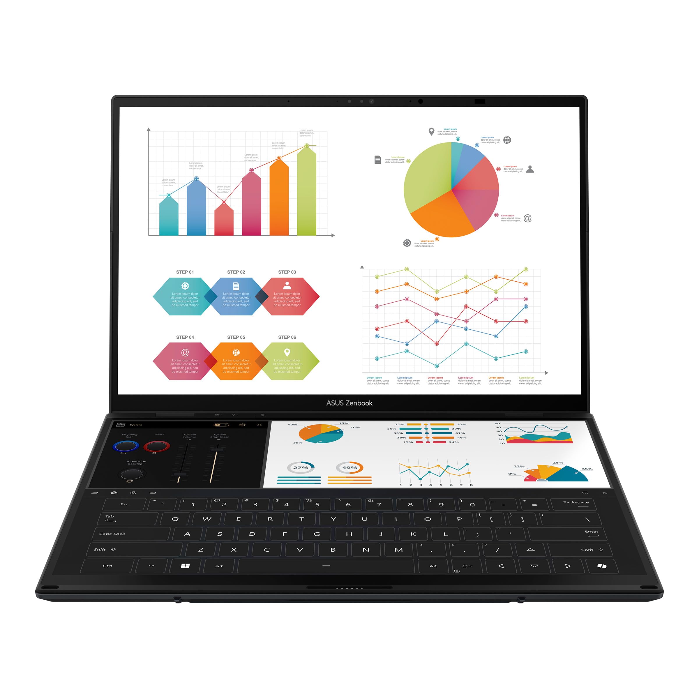 Amazon.co.jp: ASUS ノートパソコン Zenbook DUO UX8406CA 14インチ