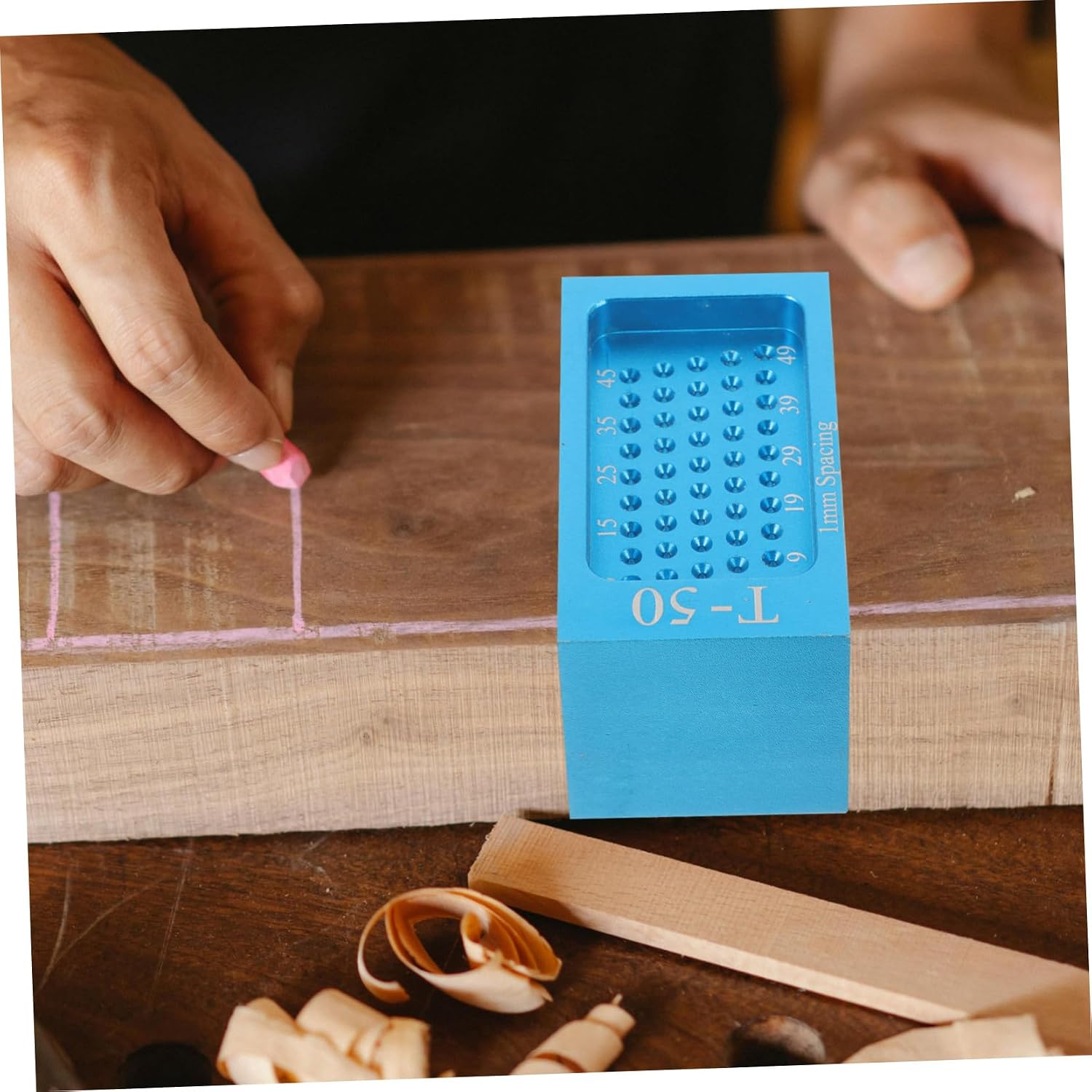 Woodworking Ruler Scriber Portable Measuring Tool for Accurate Marking and Measurement Projects and Carpenter Use Compact Design for
