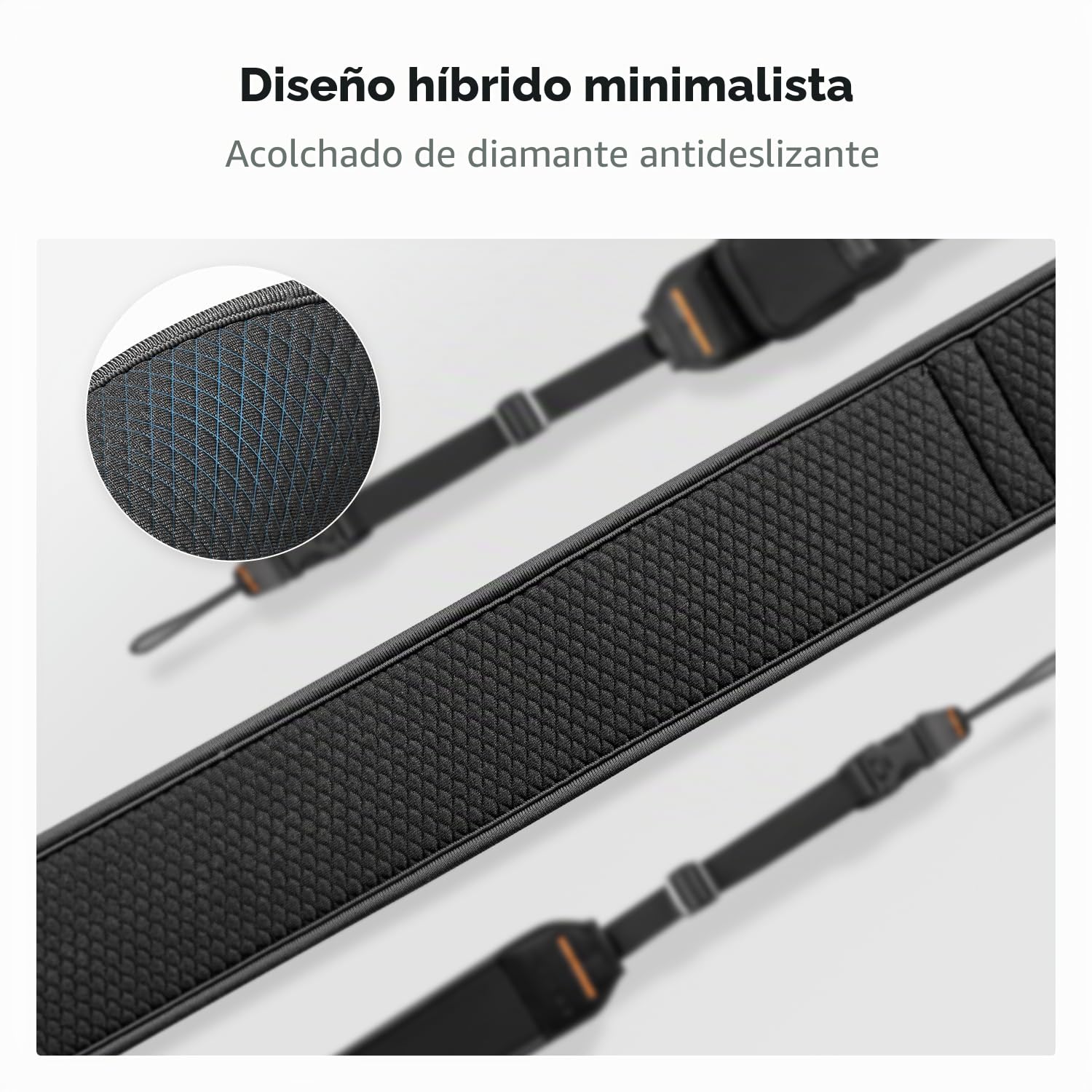 K&F CONCEPT Correa Camara De Fotos, Camera Strap Para para Fotógrafos, Correa Camara Reflex Ajustable 109-133 cm Compatible con Sony/Canon/Nikon/Fuji DSLR SLR Cámara sin Espejo