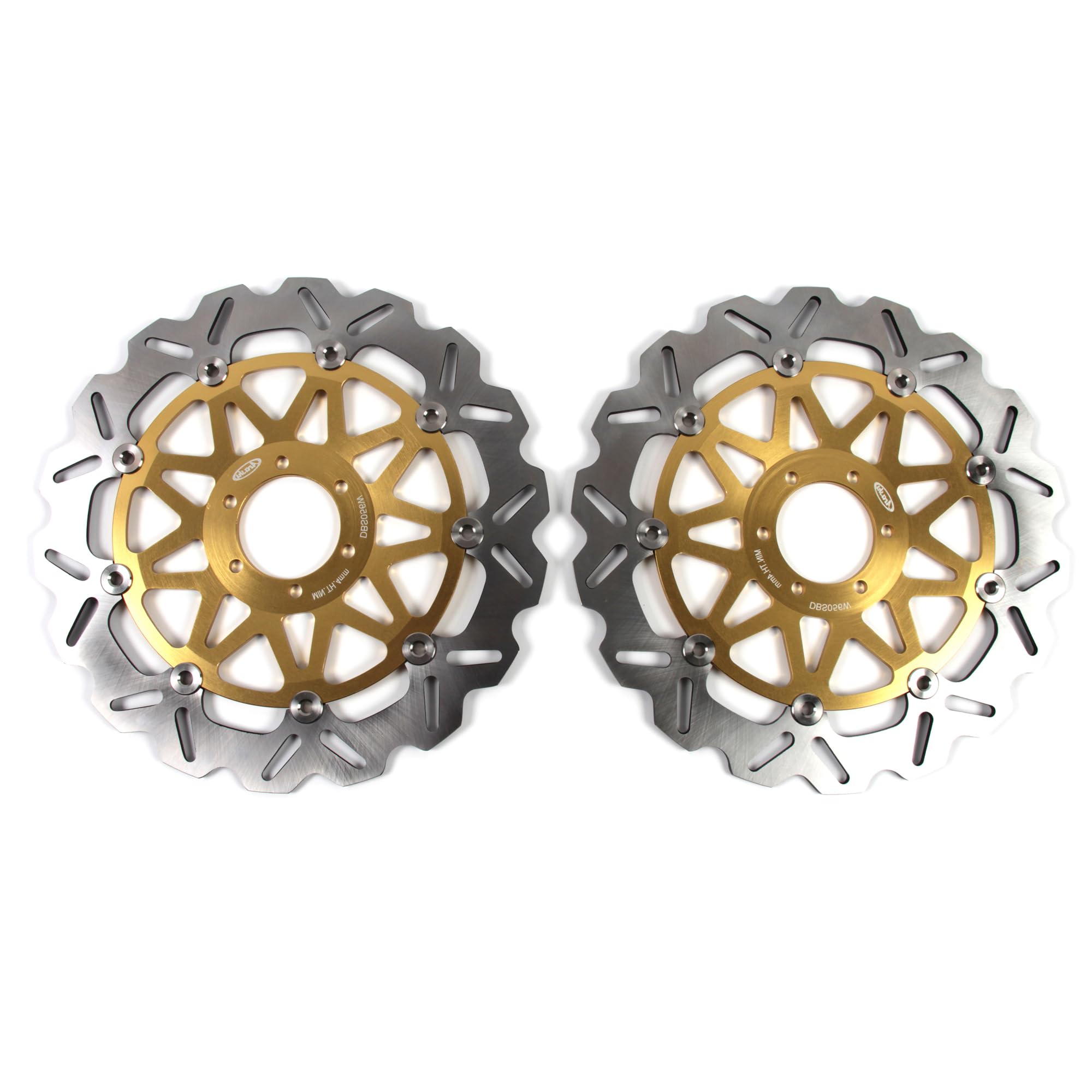 Disques de frein avant pour Aprilia SHIVER GT750 2009 / SL750 SHIVER 2007-2017 / DORSODURO 750 2008-2017 / DORSODURO FACTORY 750 2010-2013 DORSODURO 750 Accessories SHIVER 750 L'or