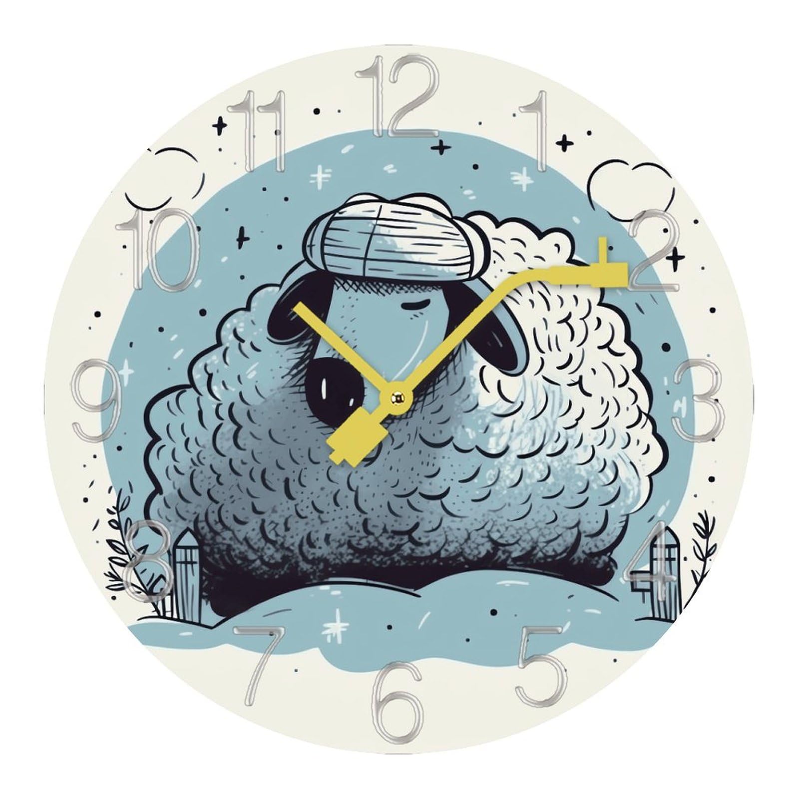 Horloge murale silencieuse sans tic-tac pour supprimer le bruit