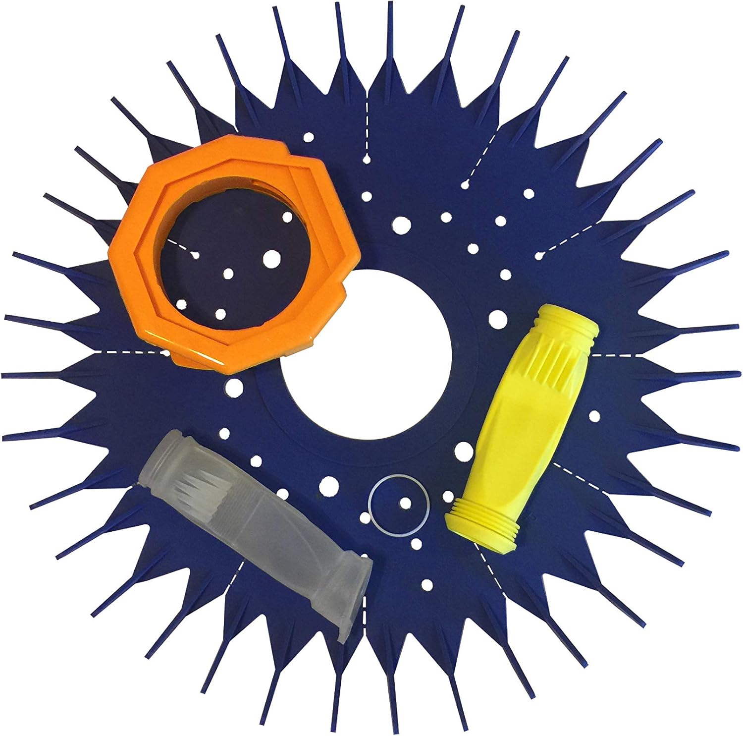 FibroPool Zodiac Baracuda Rebuild Kit - Seal, Foot Pad, and Diaphragm Replacement Parts to Tune Up Automatic Pool Cleaners - Fits G2 G3 G4