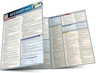 QuickStudy Accounting 1 Laminated Reference Guide - Essential Quick Reference for Students & Accountants
