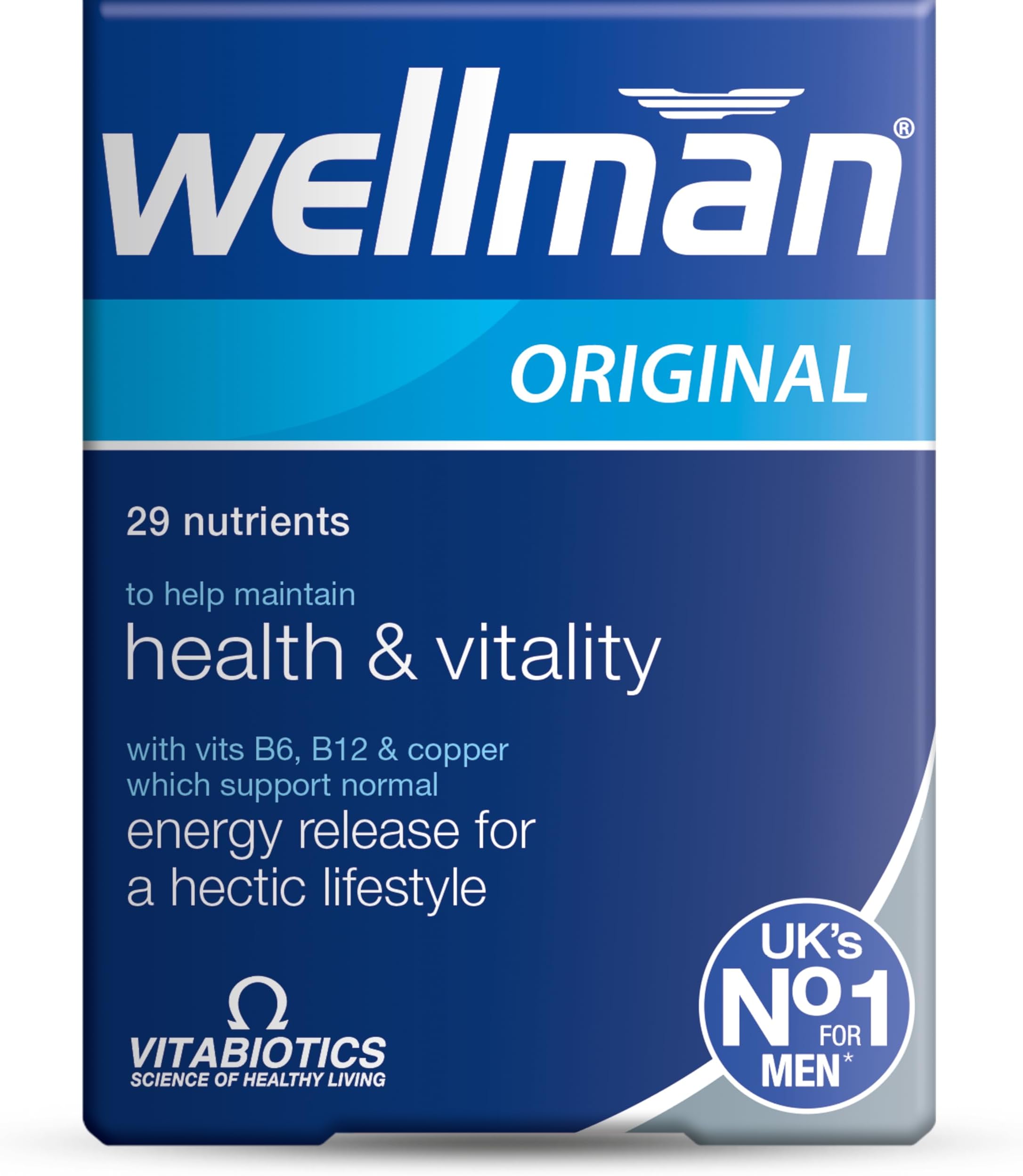 Vitabiotics Wellman 30 tablets