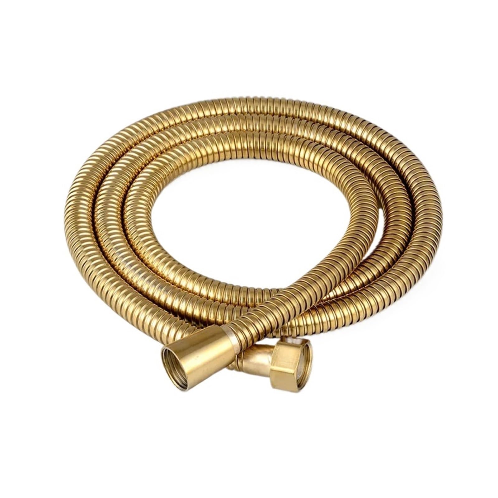Mmzrukywv 2Mgold 5M 304 Stainless Steel Shower Hose High Faucet Hose Flexible Shower Hose Thick Silicone Bathroom 3 Meter Shower(2Mgold)