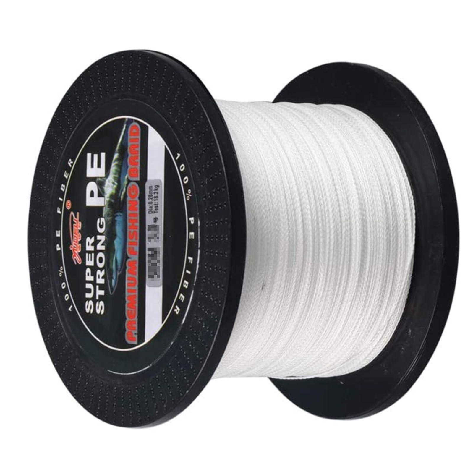 Linia Wędkarska Plecionka - 12 Odporna Na Ścieranie Strumienia Zero Stretch Ultra Wrażliwa Wędkarska Plecionka Cienka Średnica, 109/547/1093Yds, 27-178LB,White-47LB 0.26mm 1093YD/1000m
