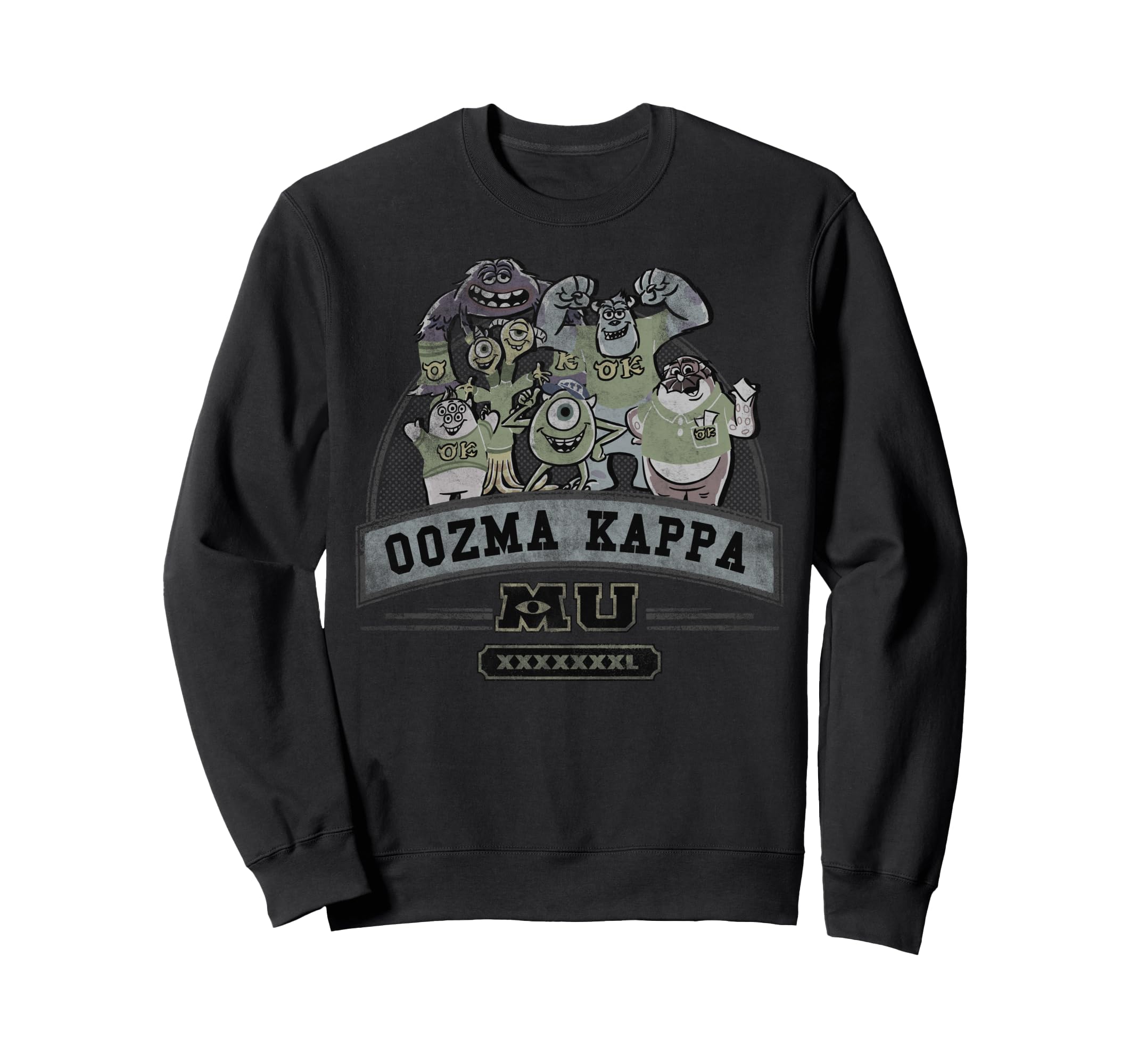 モンスターズ・インク Oozma Kappa グリーンスウェットシャツ モンスターズインク OOZMA KAPPA スウェット トレーナー 緑 グリーン