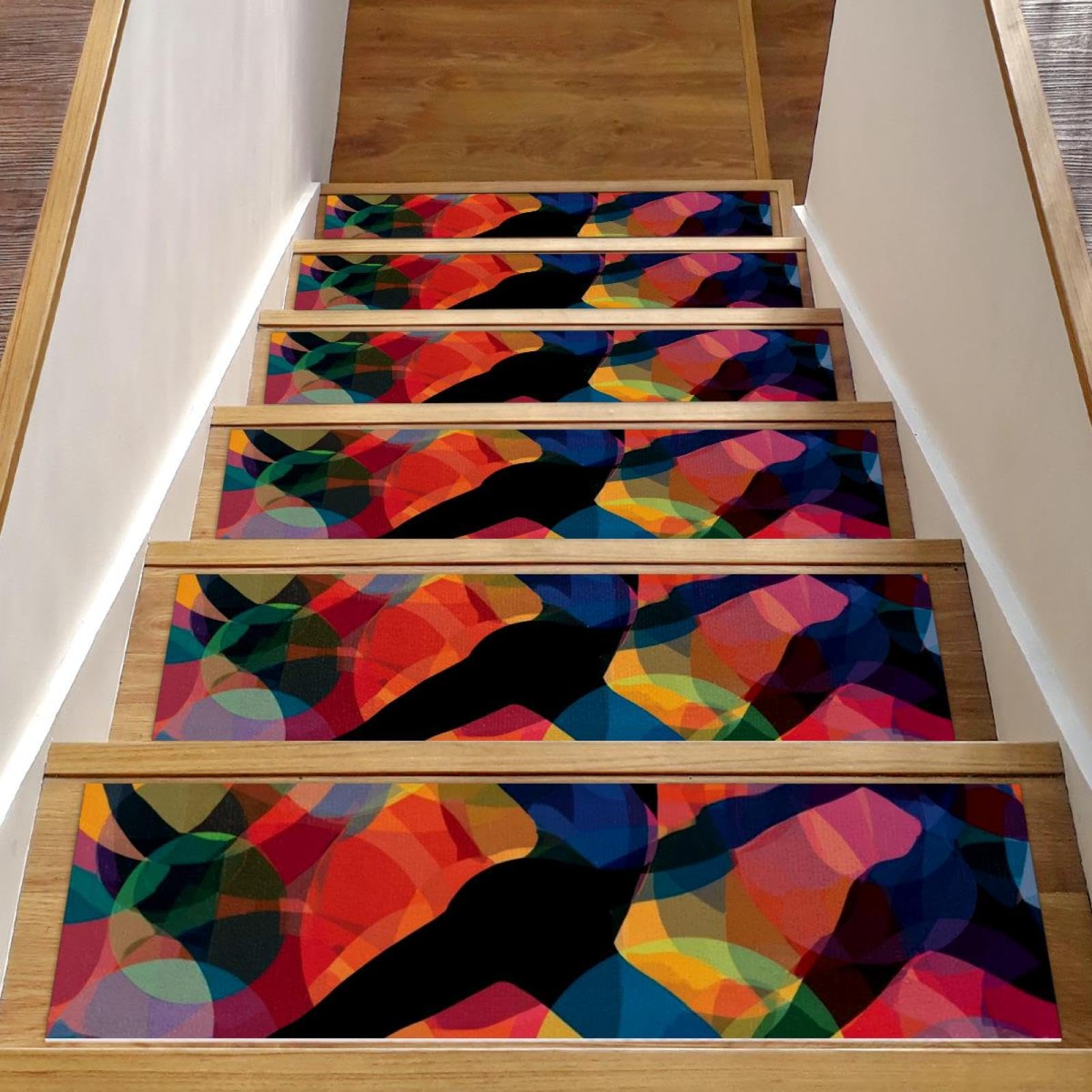 Tapis de marches d'escalier antidérapants de sécurité | Finition soignée lot de 15