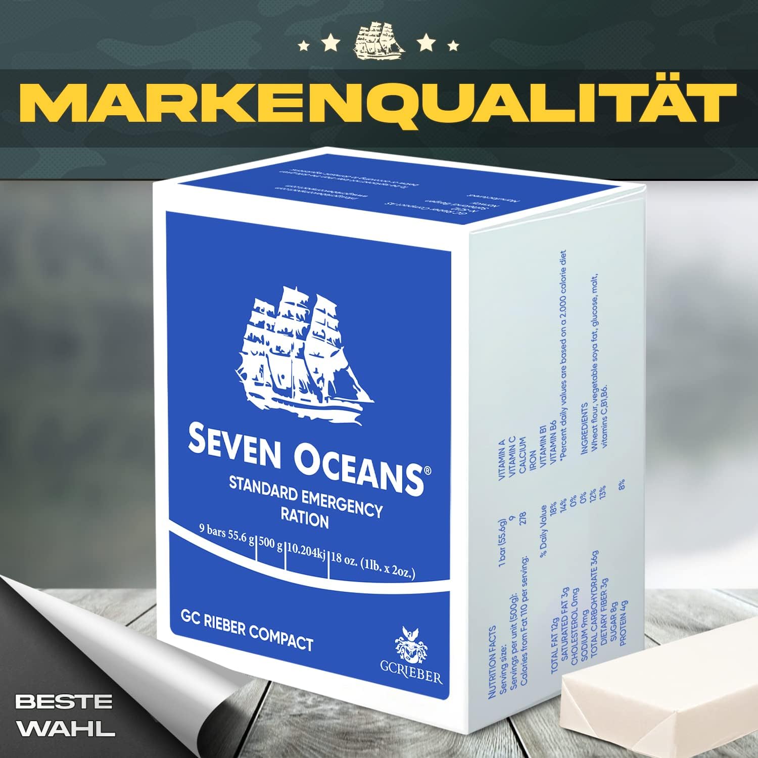 Seven Oceans noodrantsoen 24x500g 2500 kcal
