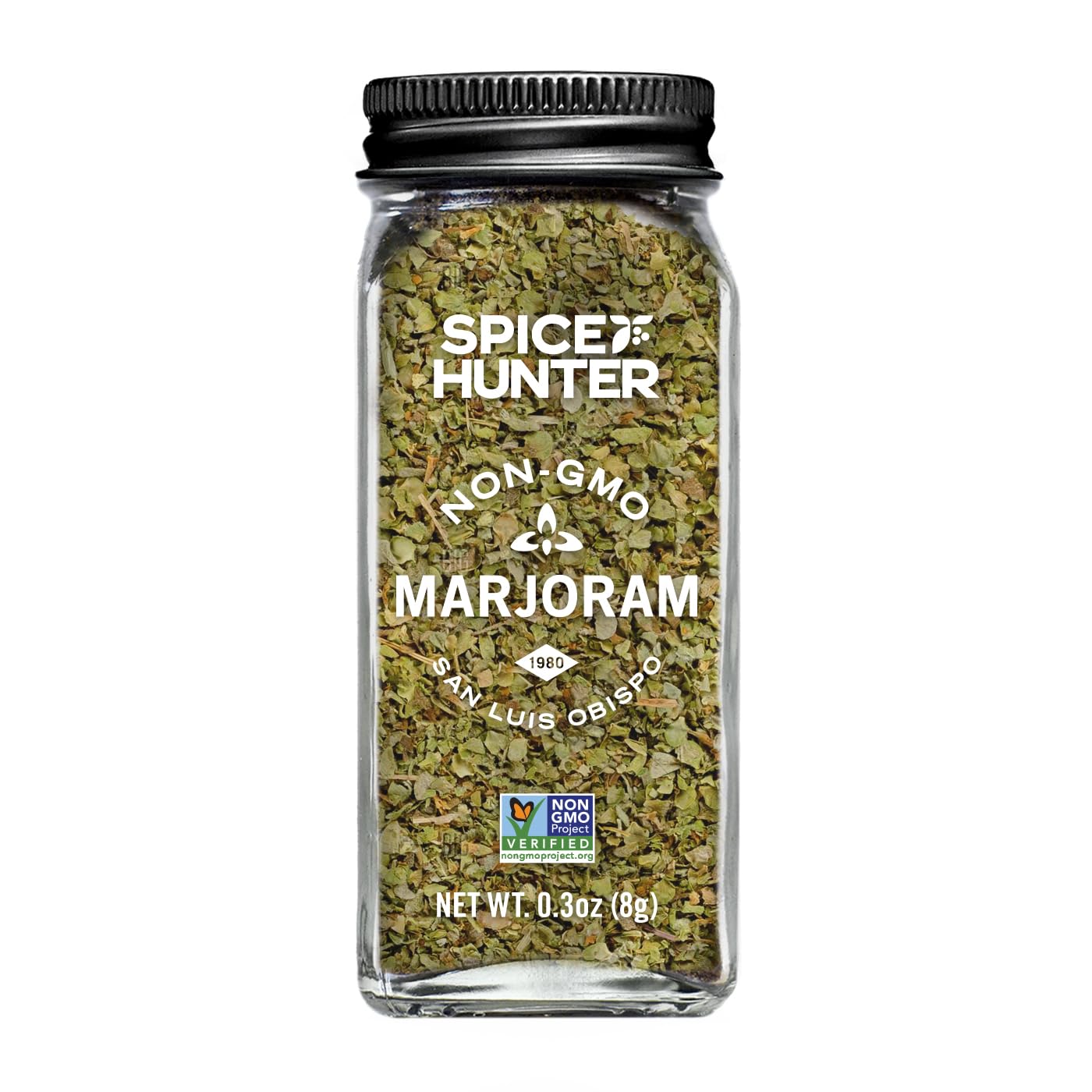 Spice Hunter The Mediterranean Marjoram Seasoning Flake .3 Oz, Mediterranean Marjoram Seasoning Flake, 0.300 Oz (Pack Of 6)