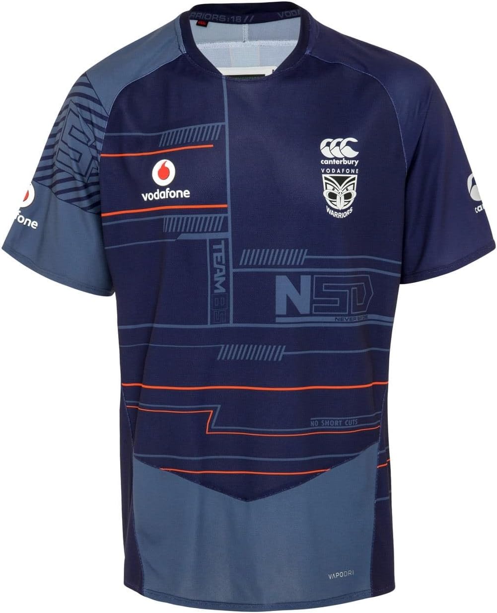 New Zealand Warriors NRL 2018 Rugby Training T-Shirt - Astral Aura - Size L