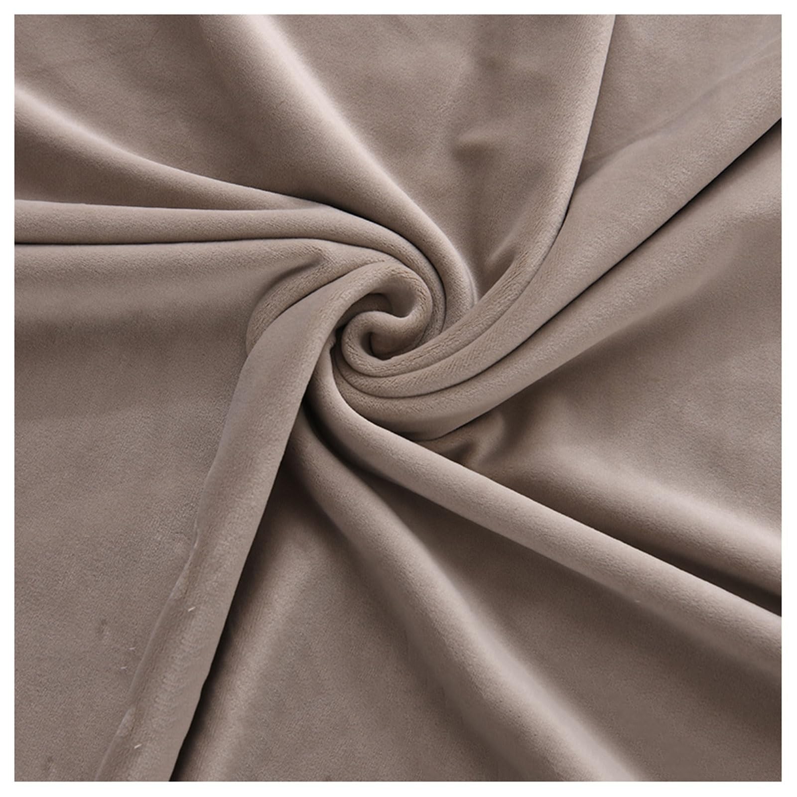 Velvet Fabric Squares 50x50cm, 38 Color Plush Plain Velour Fabric Craft Dress Fabric Curtain Material for Upholstery, DIY Crafts, Blinds, Dressmaking, Chair Seat Cover, Fashion Accessories (Color : K
