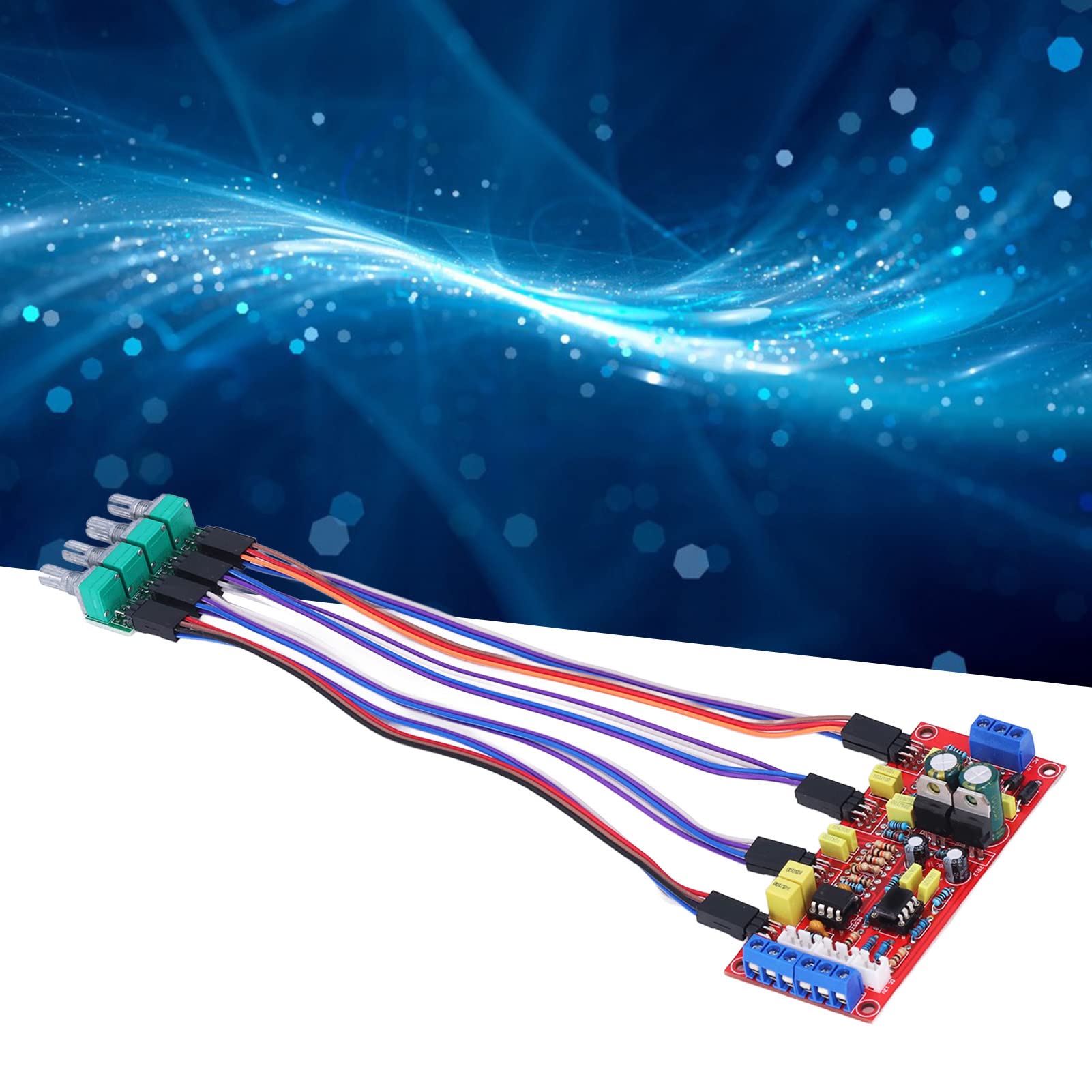 Carte De Tonalité, HiFi NE5532 Préamplificateur Module De Préampli Contrôle du Volume de la Balance des Graves Et des Aigus
