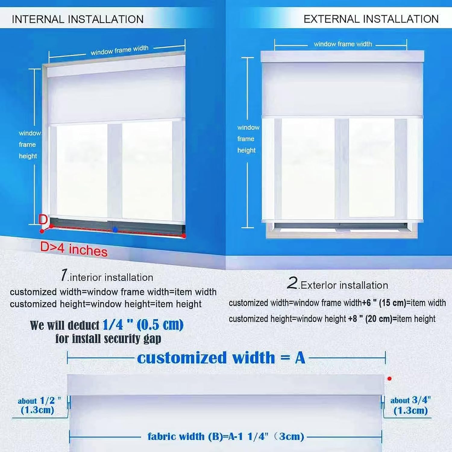 TIPIACE Day and Night Dual Layers Motorized Roller Blinds Shades with Valance Rechargeable Motor Suitable for Home, Office, Hotel Windows (Perspective White+Full Blackout Black)