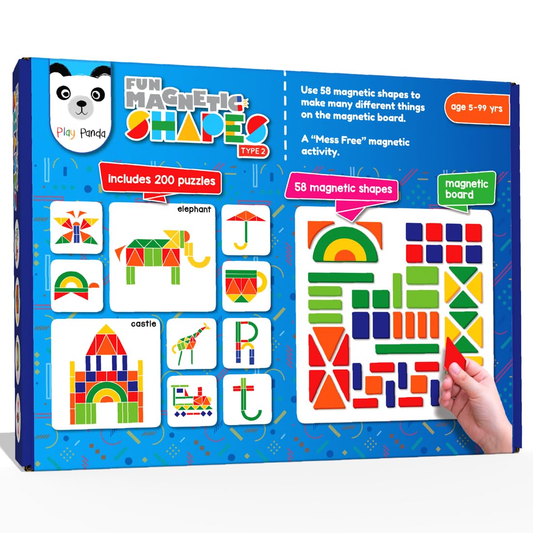 Play Panda Magnetic Puzzle Set - Kids Brain Booster -1