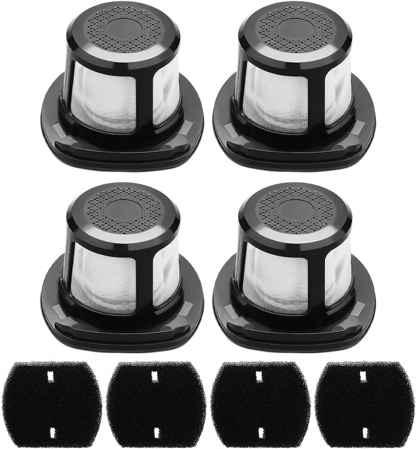 4 Pack 3061 3079 2286 3190 3191 Reusable Replacement Filter For Bissell Featherweight Cordless XRT Stick Vacuum For Bissell Adapt Ion Pet 2-In-1 And PowerLifter Ion Pet Filter For ReadyClean Cordless.