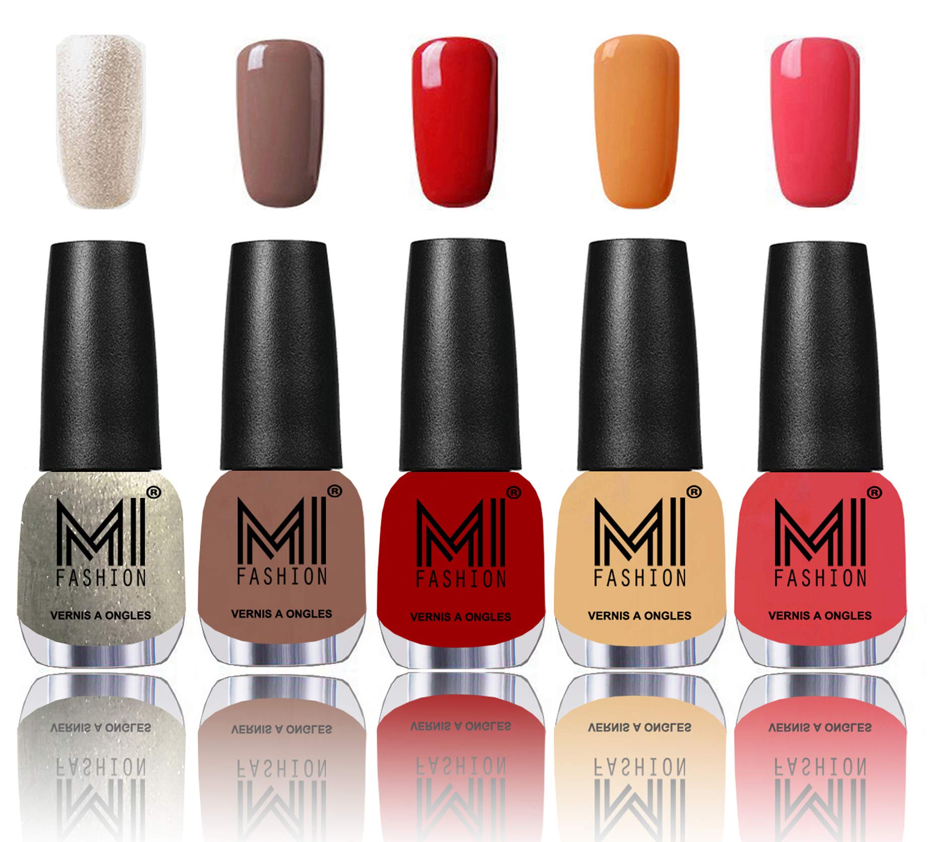 MI Fashion�Nail Polish Shades- Ginger Rust,Dark Nude,Rouge Red and many more-picture-10