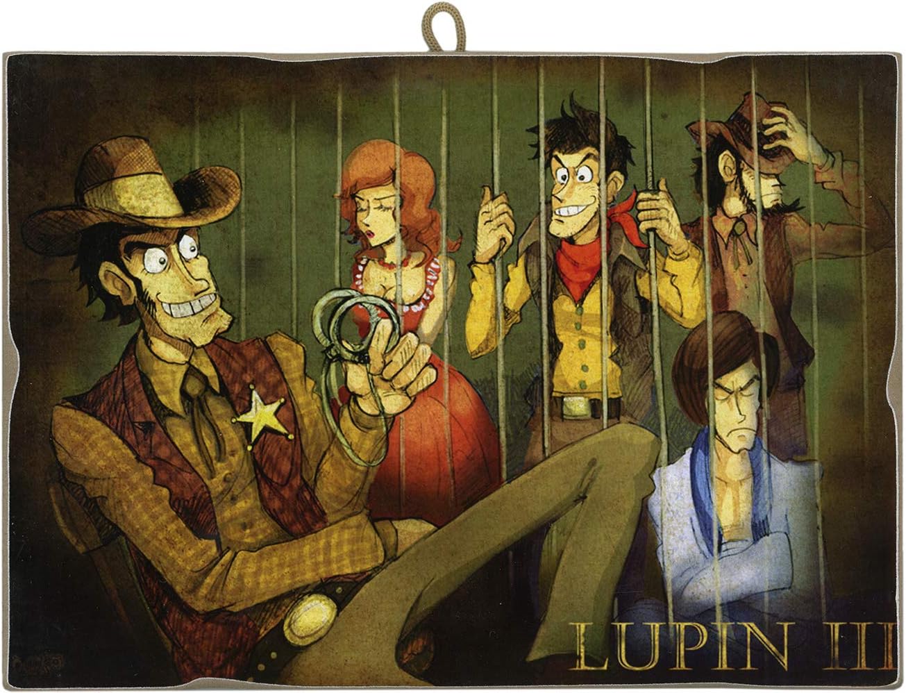 Quadro Vintage Scooter Pin Up - Stampa Su Legno 25x18 Cm Per Arredamento Retro - Foto 5