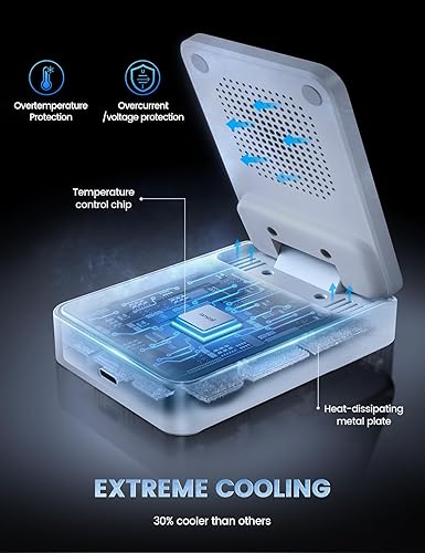 Miniatura 5 de Lamicall Estación de carga inalámbrica para MagSafe - Soporte de carga plegable inalámbrico 3 en 1 para Apple múltiples dispositivos para iPhone 17