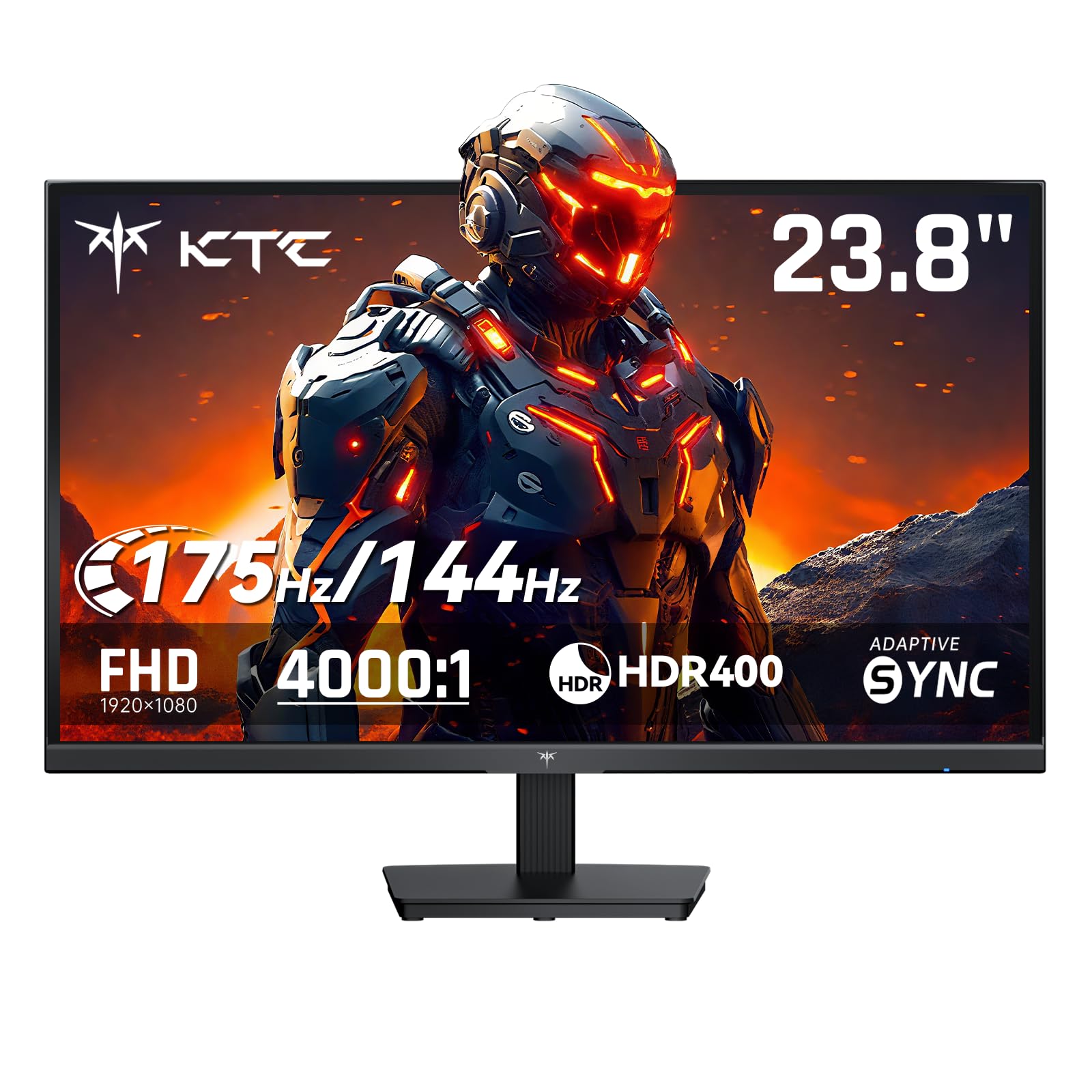 KTC 24 Inch Computer Monitor, FHD 144Hz (OC 175Hz) Gaming Office, H24V27S | 1080P Monitor…
