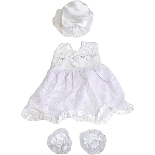 Little Bubbles Baby Girl Christening Dress 0-3 Months