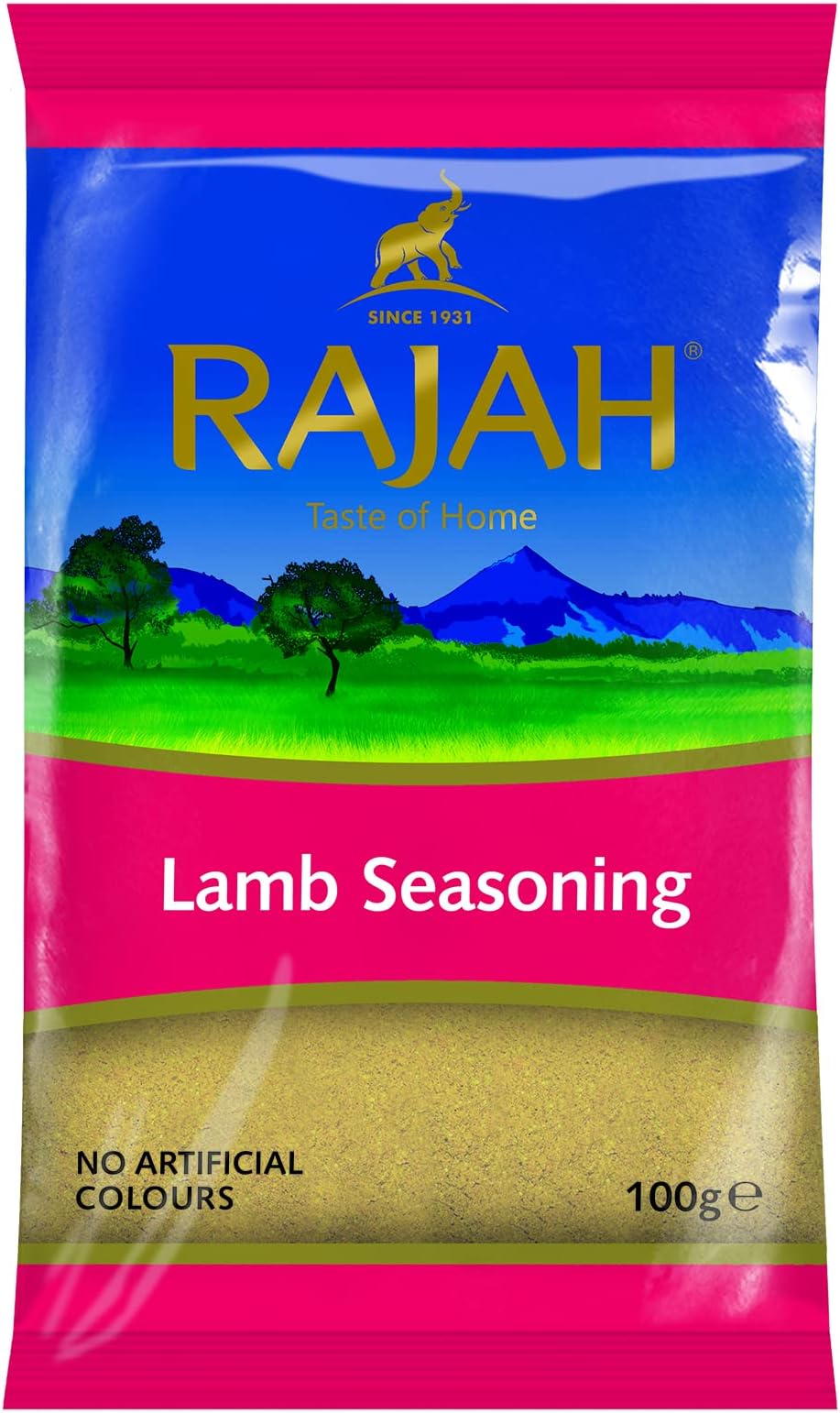 Rajah Spices Lamb Steak Seasoning | Lamb Steak Seasoning Powder | Lamb Rub | Lamb Mariande | Lamb Marinade | Lamb Spice Mix | Lamb Curry (100G)