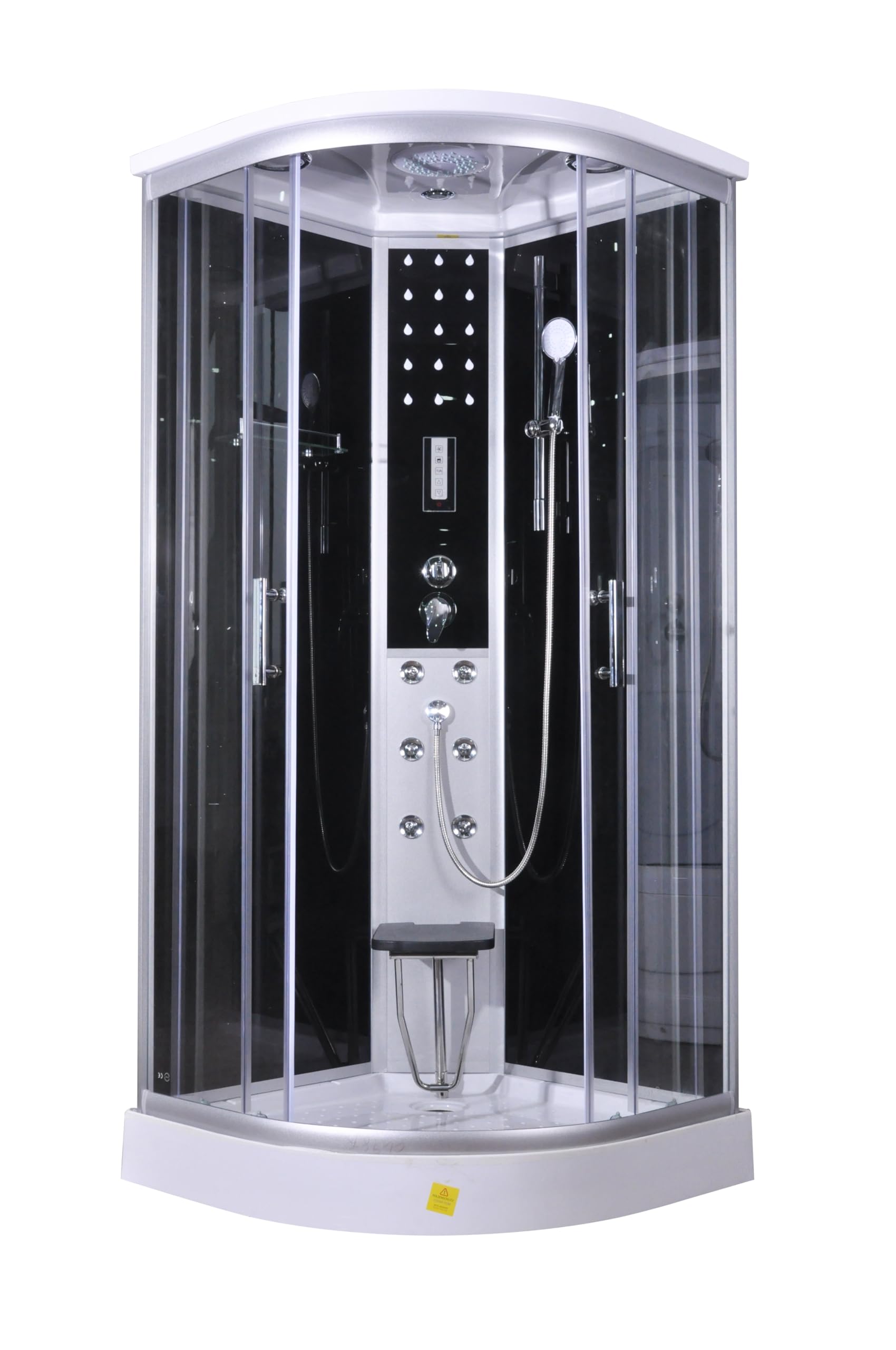 Sanotechnik Komplettdusche Dream – 90x90 cm, Sicherheitsglas, 1-tlg., mit Sitz