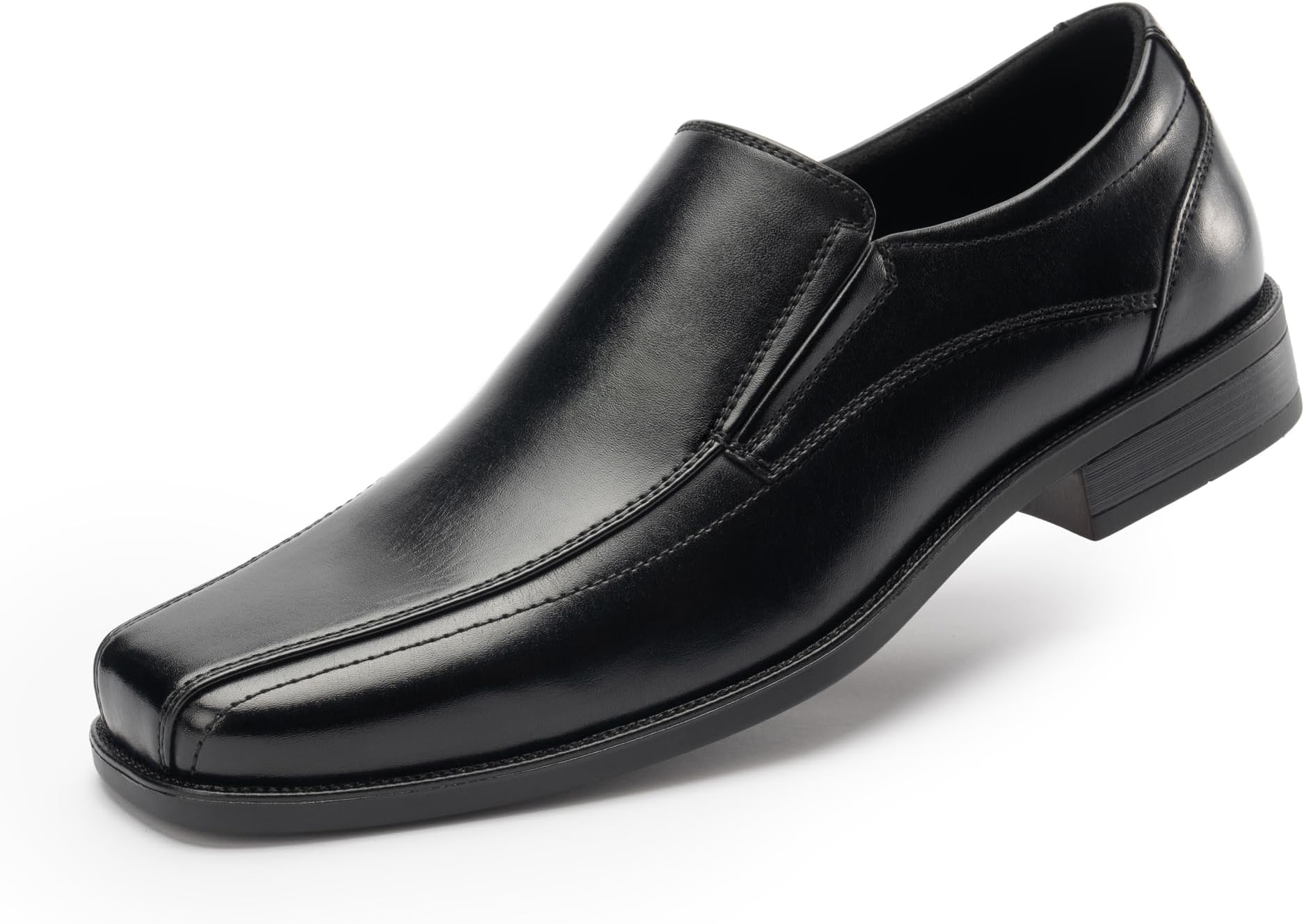 black men's slip on dress shoes