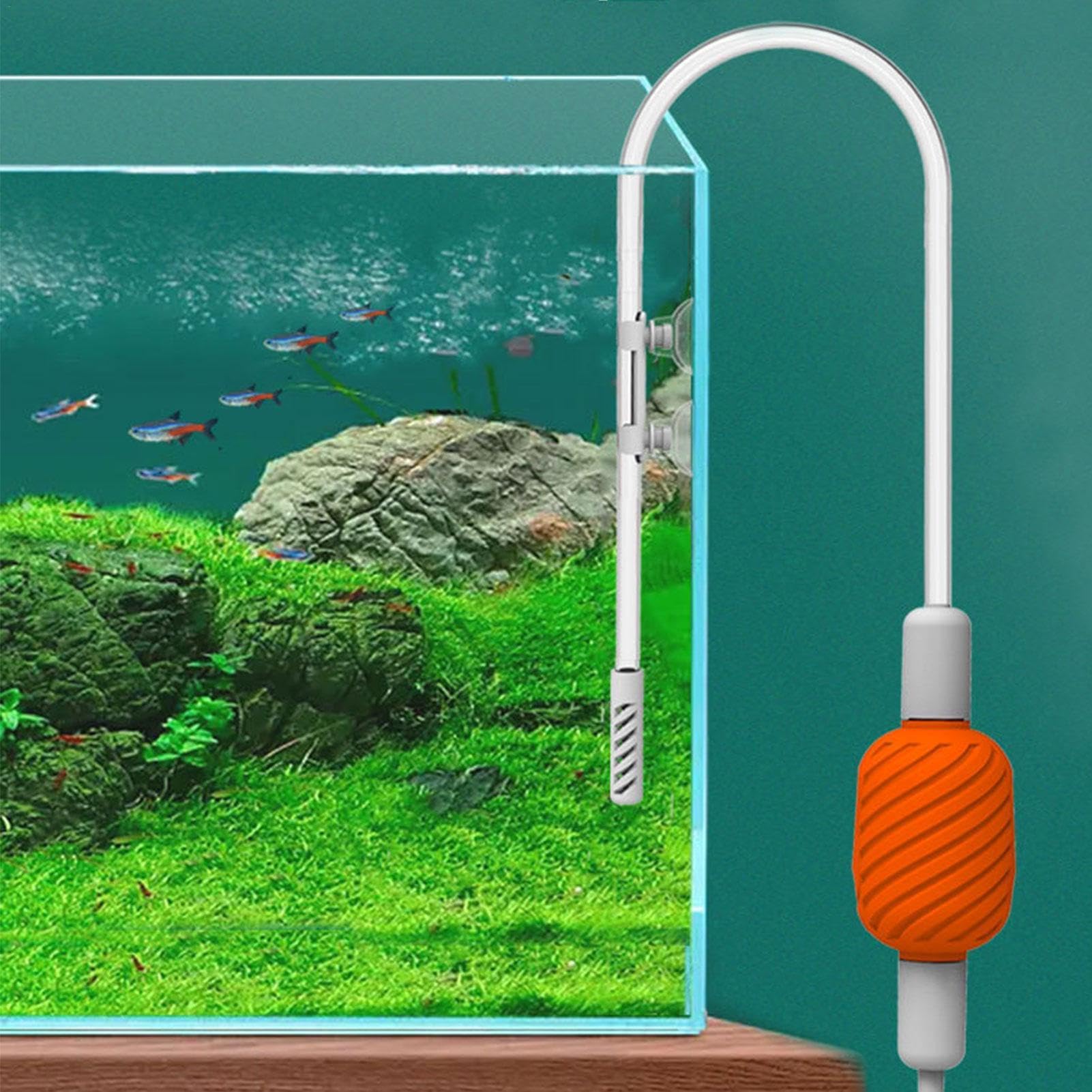 Amazon | 水族館 機、水槽手動水替え器 | 吸引防止メッシュ、TPC