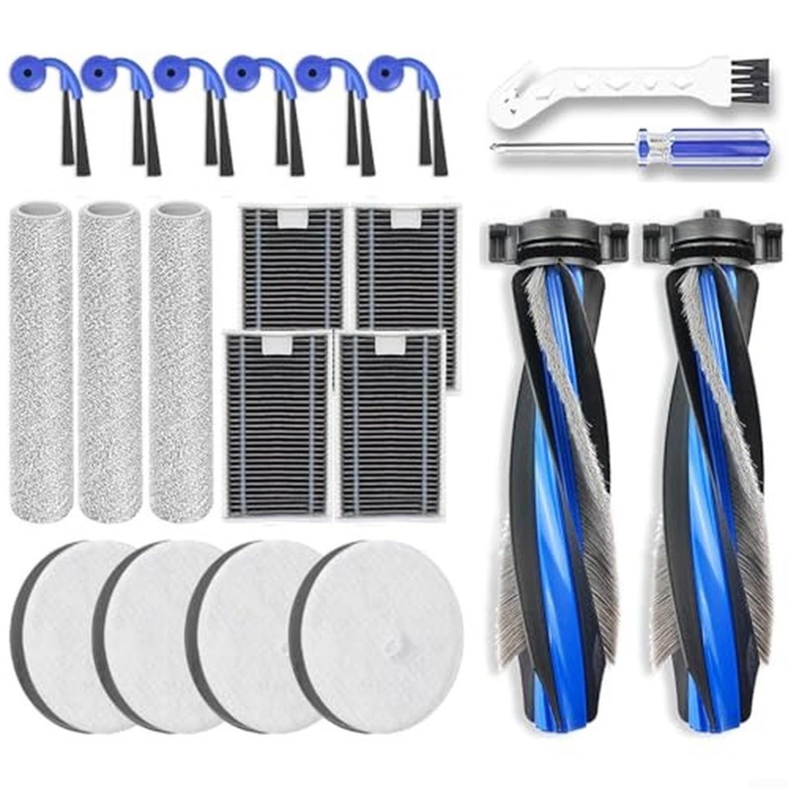 Accessoires Deebot X12 OmniCyclone : kit complet de 20 pièces de rechange pour aspirateur robot