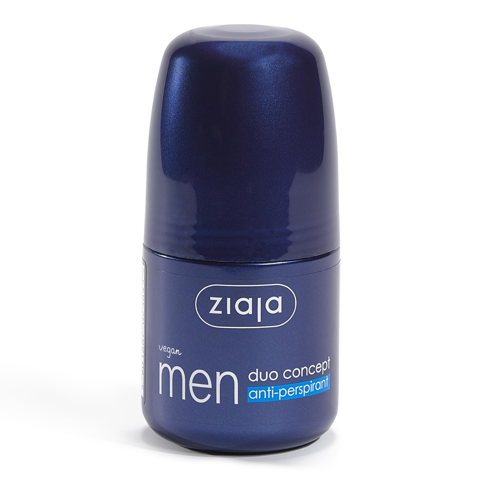 Ziaja Men Anti-Perspirant Roll-On for Men, Daily Underarm Care with Aluminium Salts, Fresh Fragrance, Quick Dry Formula, 60ml
