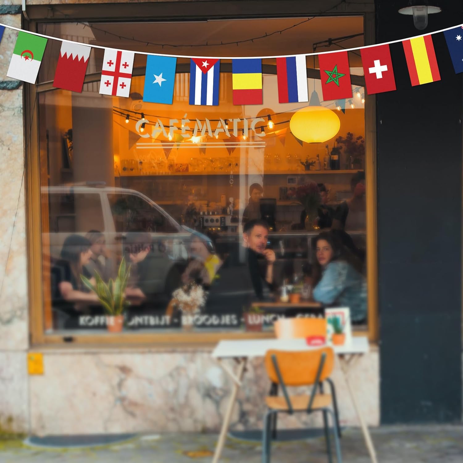 ASUNO 200 Countries String Flag 190 Feet International World Banners Small Mini Vivid Color Fade Resistant Bunting for Sports Clubs Party Festivals Decorations - Image 4