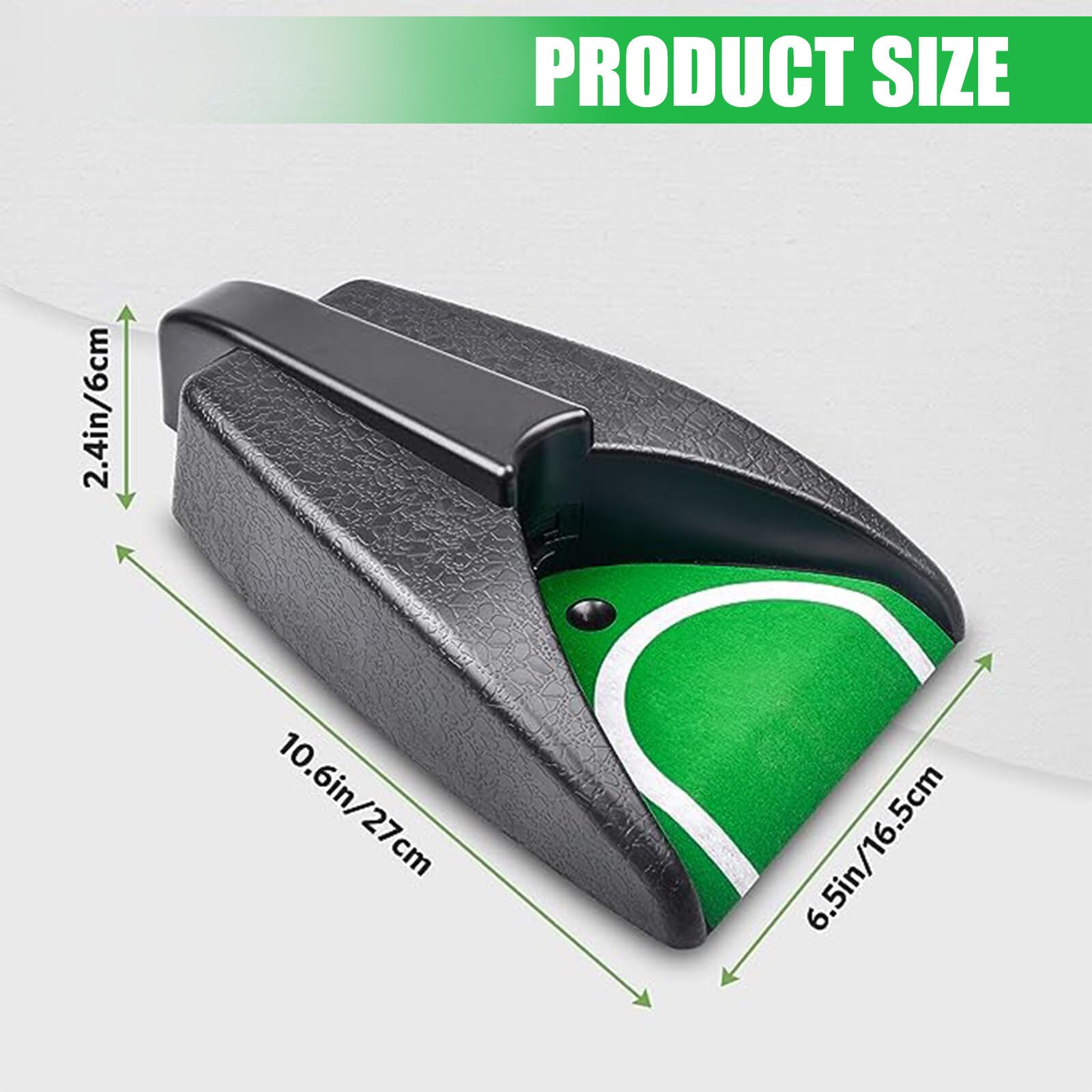 Taza de golf automática, ayuda de entrenamiento de agujeros de golf, dispositivo de retorno de golf para práctica de golf en interiores y exteriores