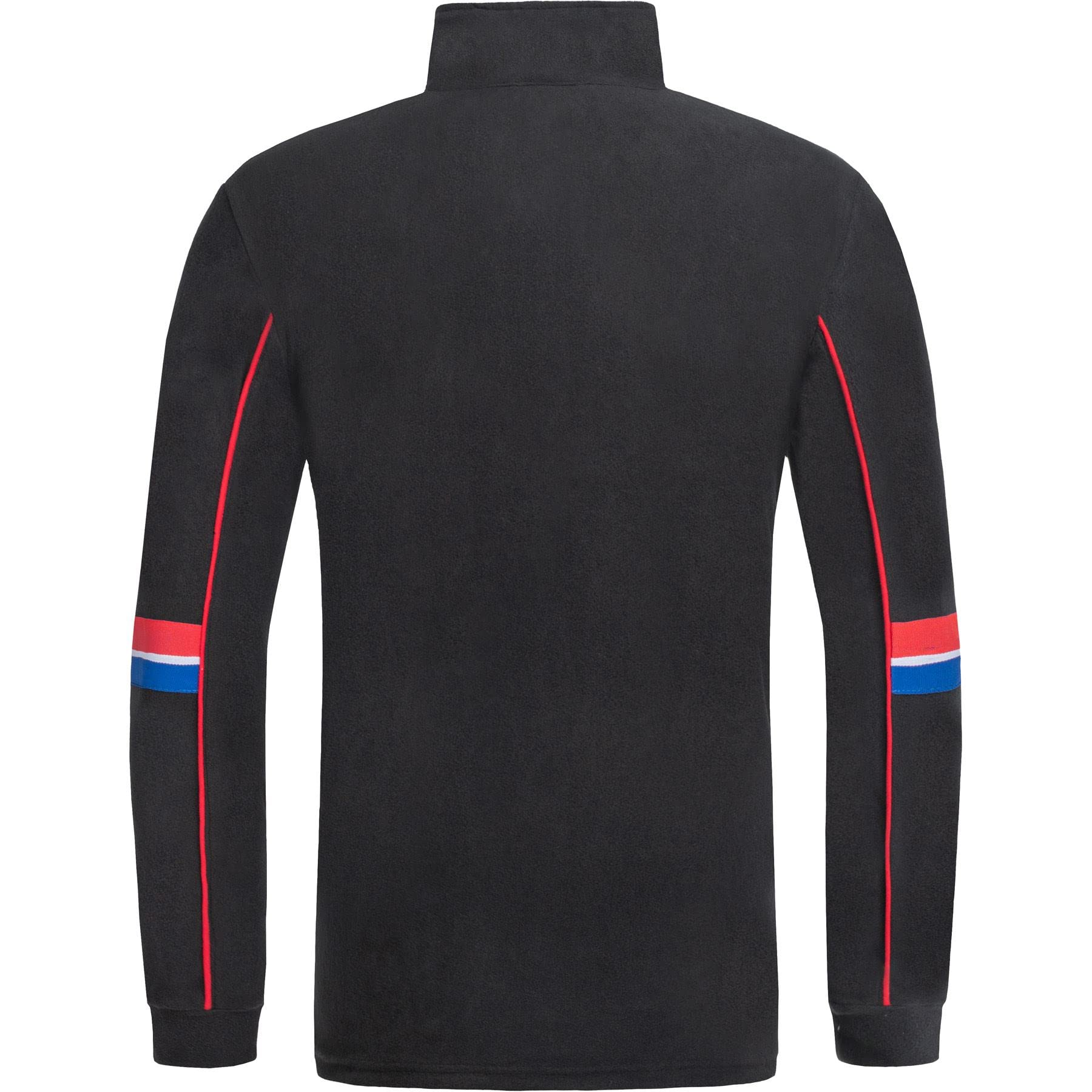 Nebulus Maglione Uomo Rosso Pile Scollo Rotondo Manica Lunga Unisex Adulti