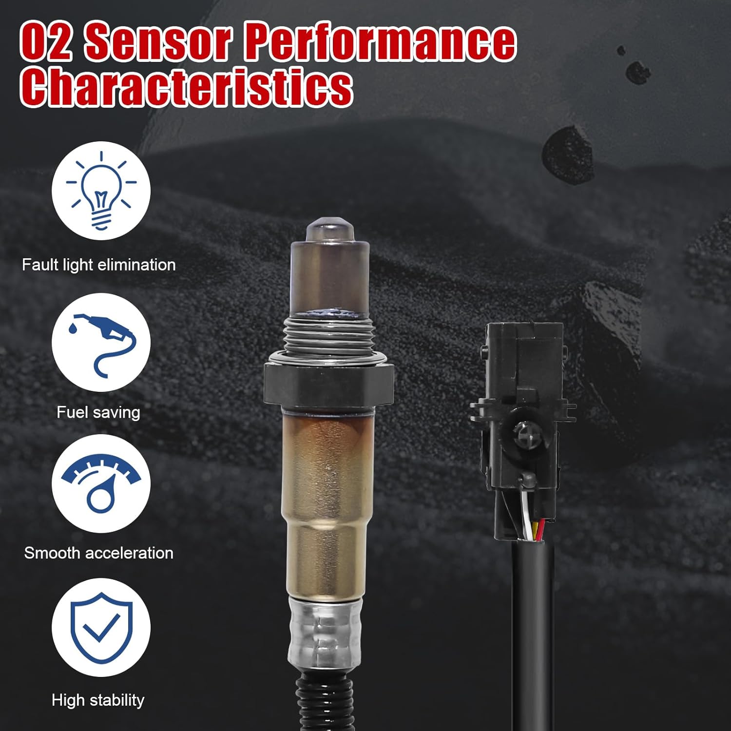 Oxygen Sensor Compatible with Nissan Sentra 00-02 & for Altima 04-06 & for Maxima 04-08 & for Murano 04-07 & for Infiniti M45 06-10 & for QX56 04-06 & for FX45 06-08 Upstream 234-5060