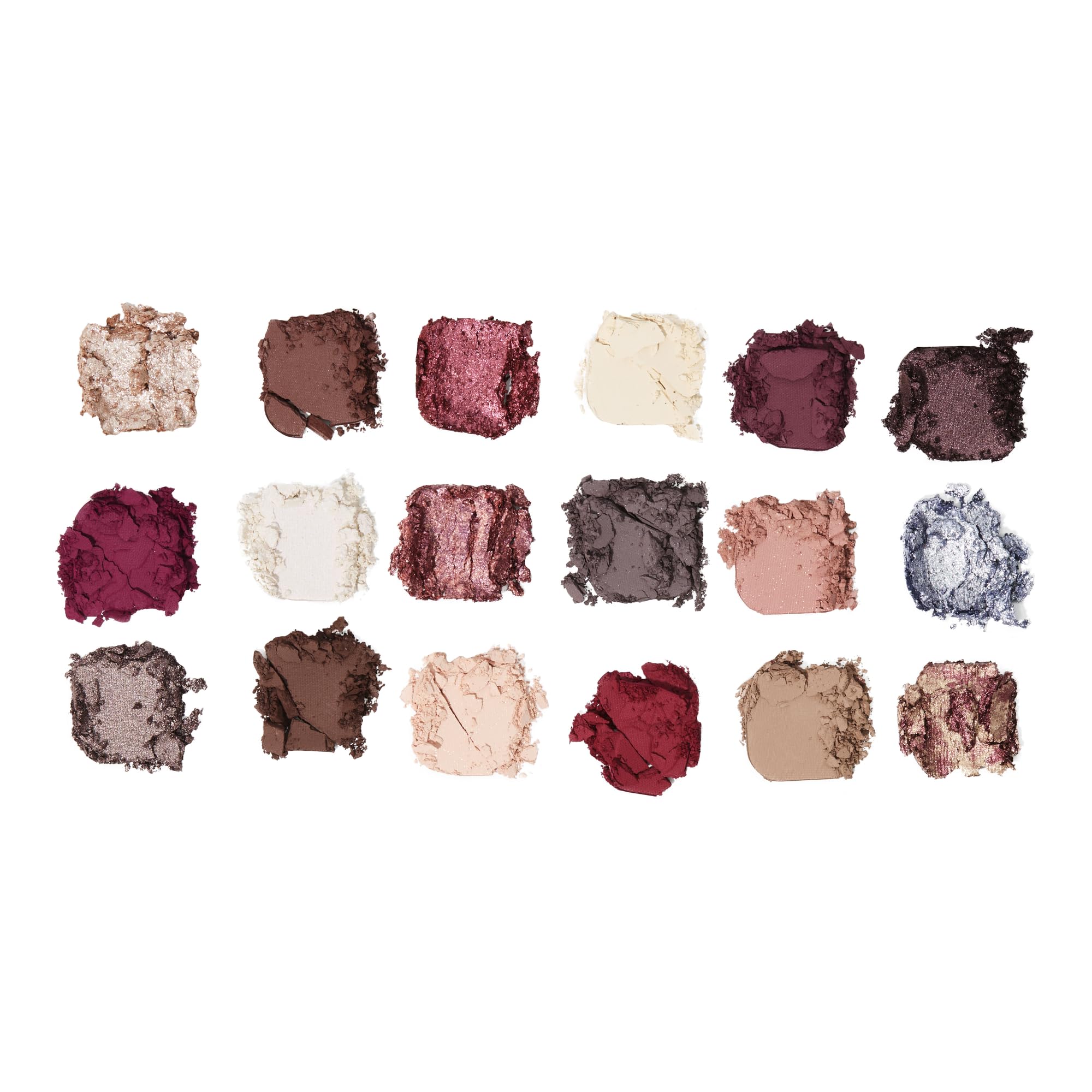 Revolution Beauty, Palette de Fards à Paupières Forever Flawless, 18 Teintes Pigmentées Mattes & Irisées, Végan & Sans Cruauté, Cherry Rebel