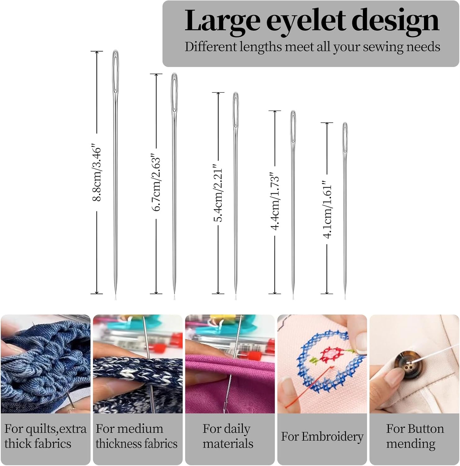 Obear 45-Piece Sewing Kit for Adults and Beginners,Big Eye Obear 45-Piece Sewing Kit for Adults and Beginners,Big Eye