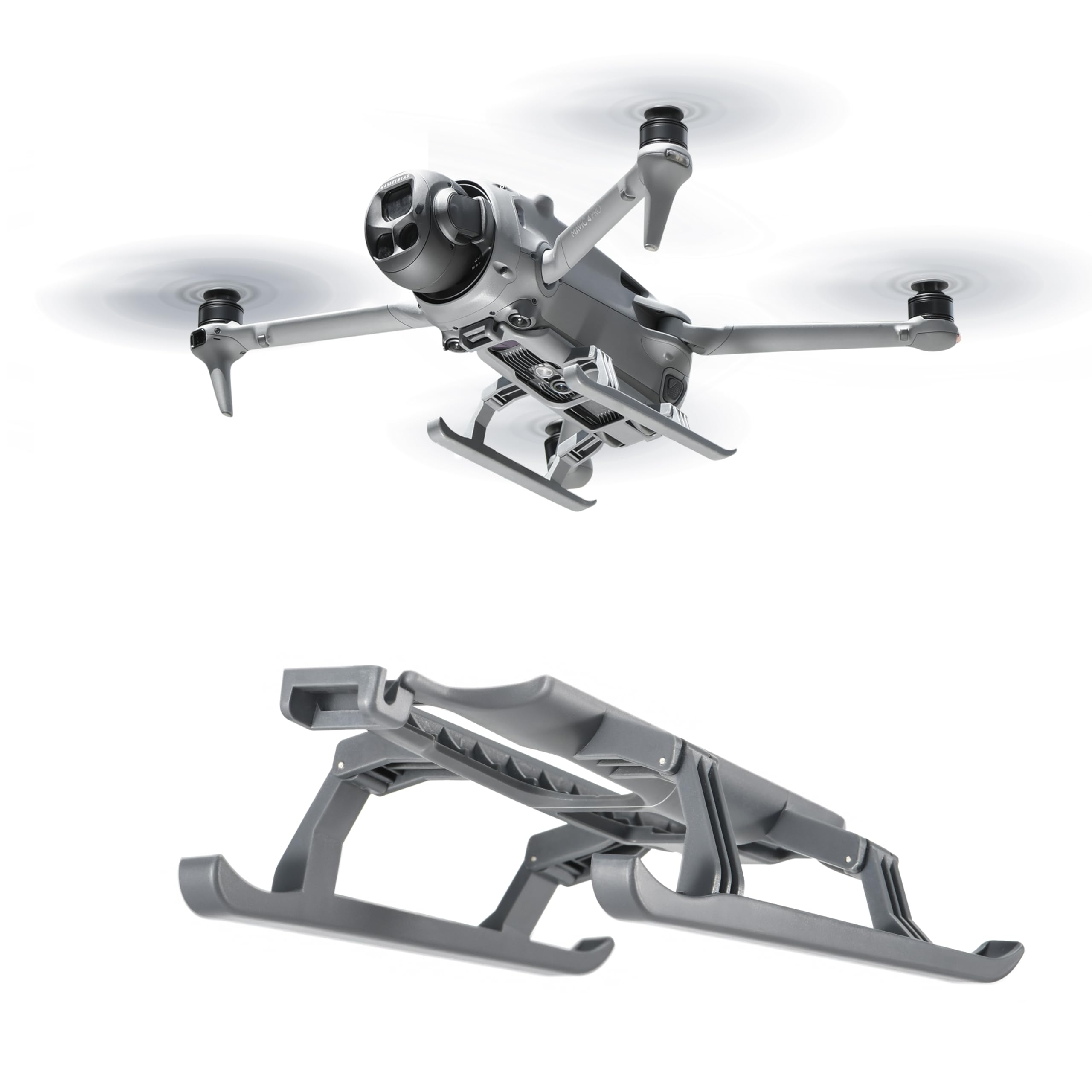Landegestell Für DJI Mavic 4 Pro Drohne – Ausziehbare, Faltbare Füße Aus ABS+PC, Erhöht Die Bodenfreiheit Um 30 Mm