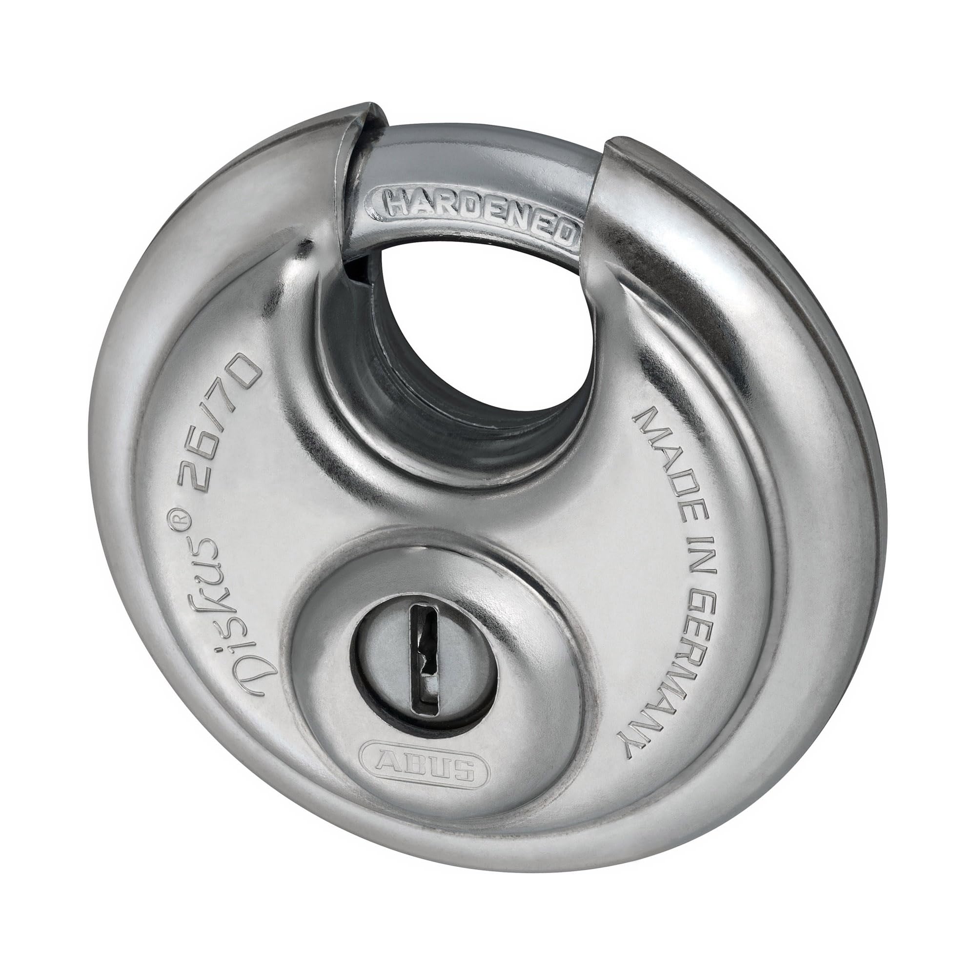 ABUS Cadenas Diskus 26/70 - Niveau de Sécurité 8, Argenté